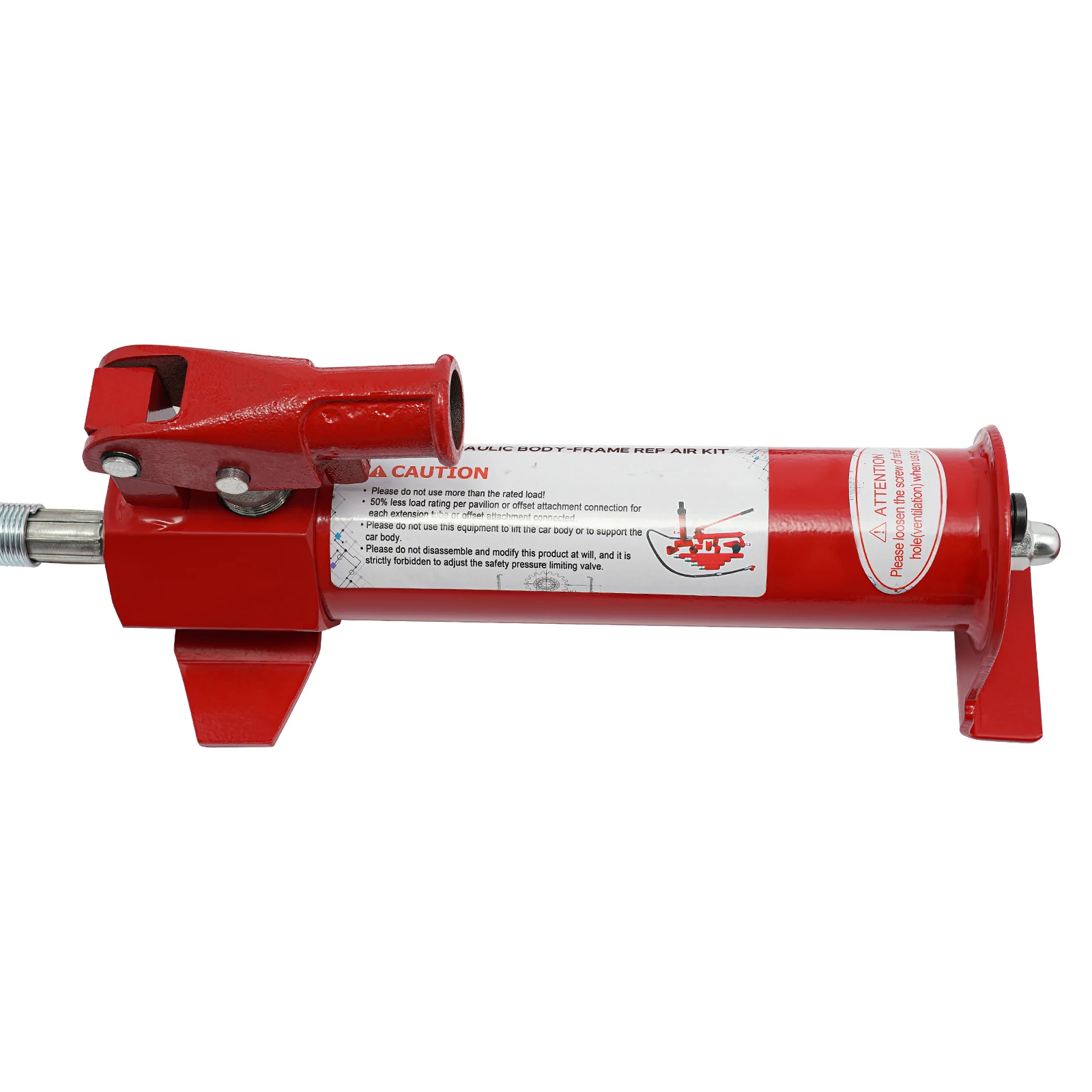 4T Hydraulic Jack Kit Hydraulic Split Jack Body Frame Repair Tool for Private Garages Car Repair Shops Red/Blue