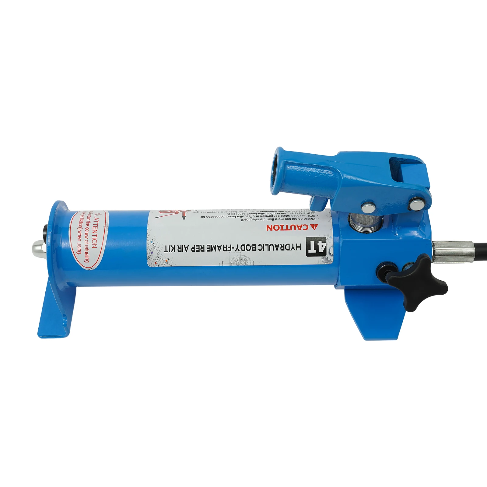 4T Hydraulic Jack Kit Hydraulic Split Jack Body Frame Repair Tool for Private Garages Car Repair Shops Red/Blue