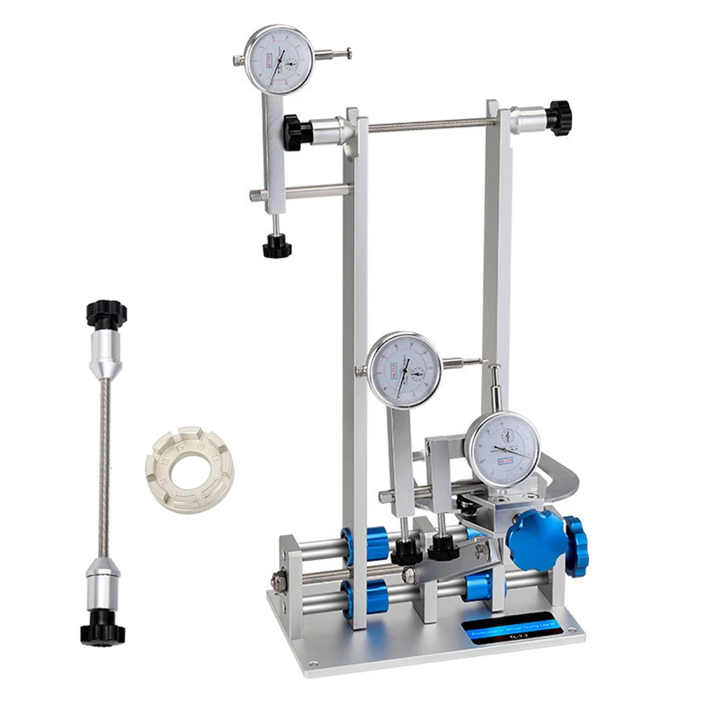 Lixada Bicycle Rim Calibrator Road Bike Wheel Repair Tools Bicycle Wheel Truing Stand Rims Correction Stand Bicycle Calibration