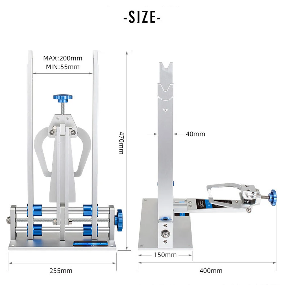 Lixada Bicycle Rim Calibrator Road Bike Wheel Repair Tools Bicycle Wheel Truing Stand Rims Correction Stand Bicycle Calibration