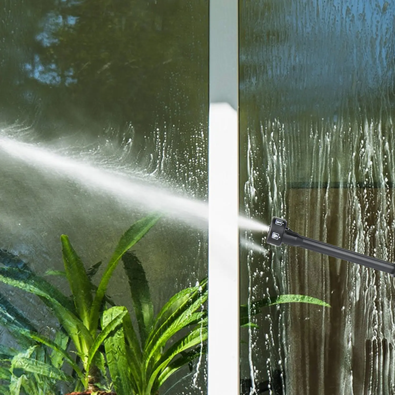 200bar Brushless High Pressure Car Wash Water Gun 6 IN 1 Washing Garden Washing Spray Gun For Car Lawn Pool Floors