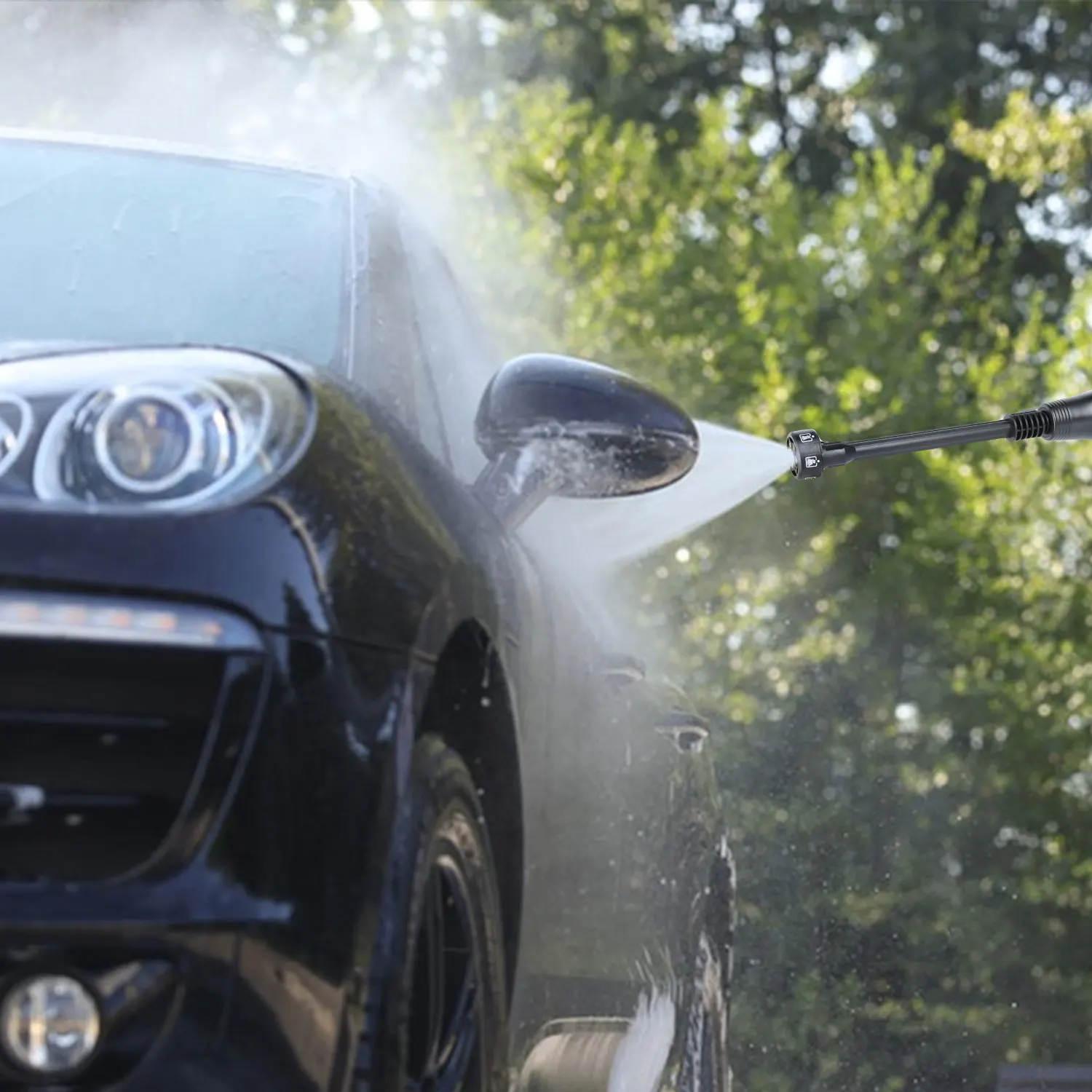 200bar Brushless High Pressure Car Wash Water Gun 6 IN 1 Washing Garden Washing Spray Gun For Car Lawn Pool Floors