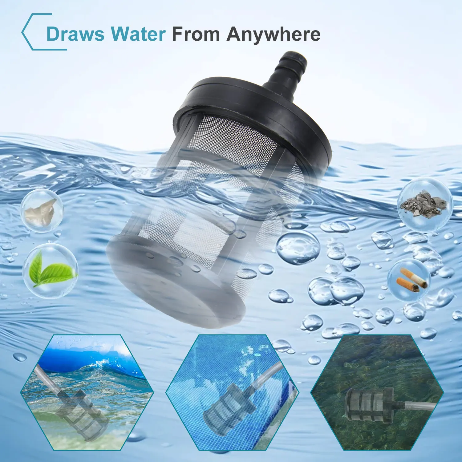 200bar Brushless High Pressure Car Wash Water Gun 6 IN 1 Washing Garden Washing Spray Gun For Car Lawn Pool Floors