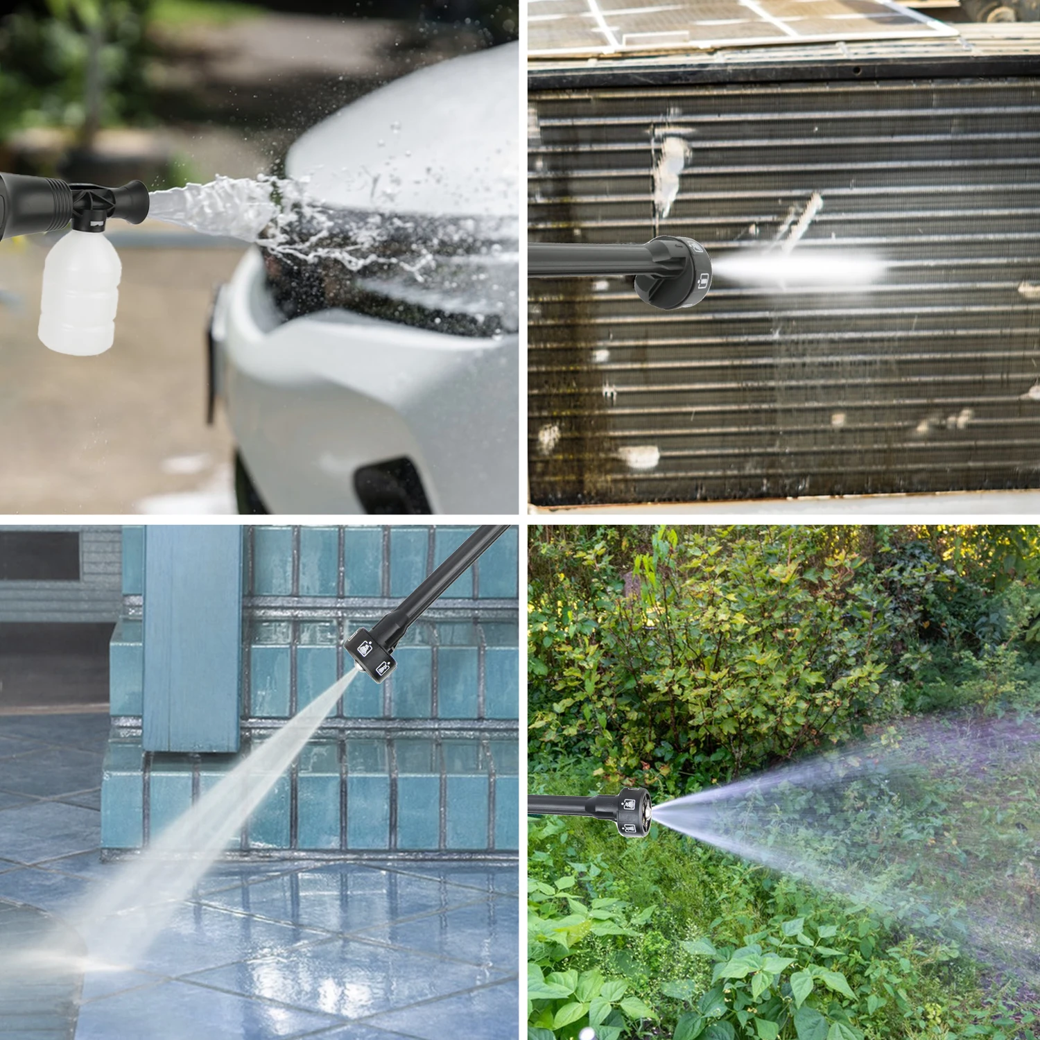 200bar Brushless High Pressure Car Wash Water Gun 6 IN 1 Washing Garden Washing Spray Gun For Car Lawn Pool Floors