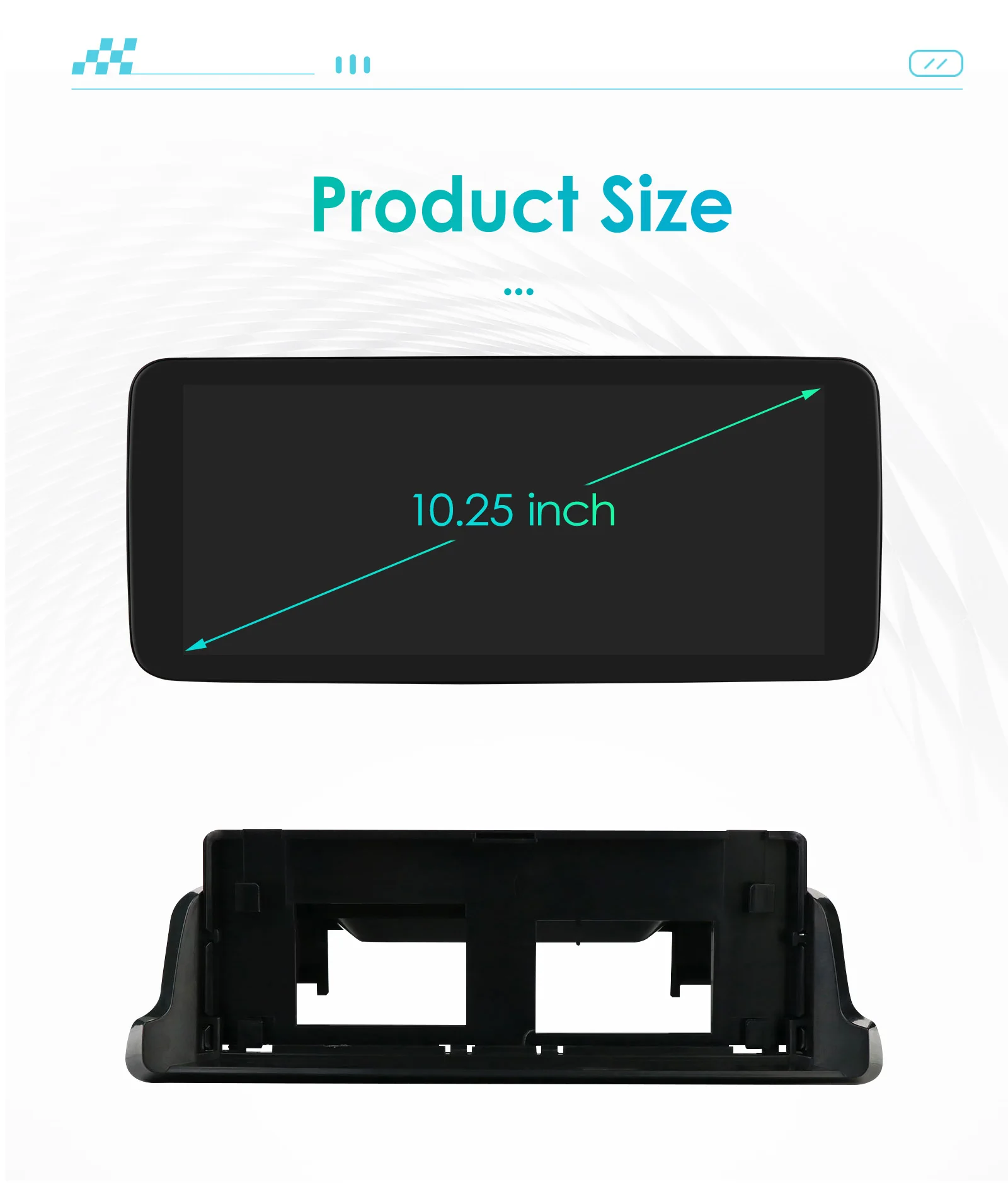 10.25" Android Auto Car Radio for Mercedes Benz C-Class W205 2015 - 2018 NTG 5.0 Intelligent System CarPlay GPS RDS DSP 4G BT
