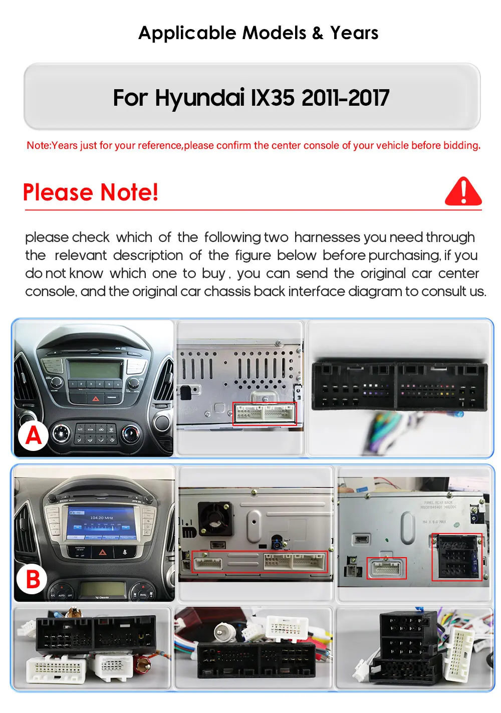 Hizpo 2 DIN Android Auto Radio For Hyundai Tucson 2 IX35 2011 - 2017 Carplay 4G Car Multimedia GPS 2DIN Autoradio Head Unit AI