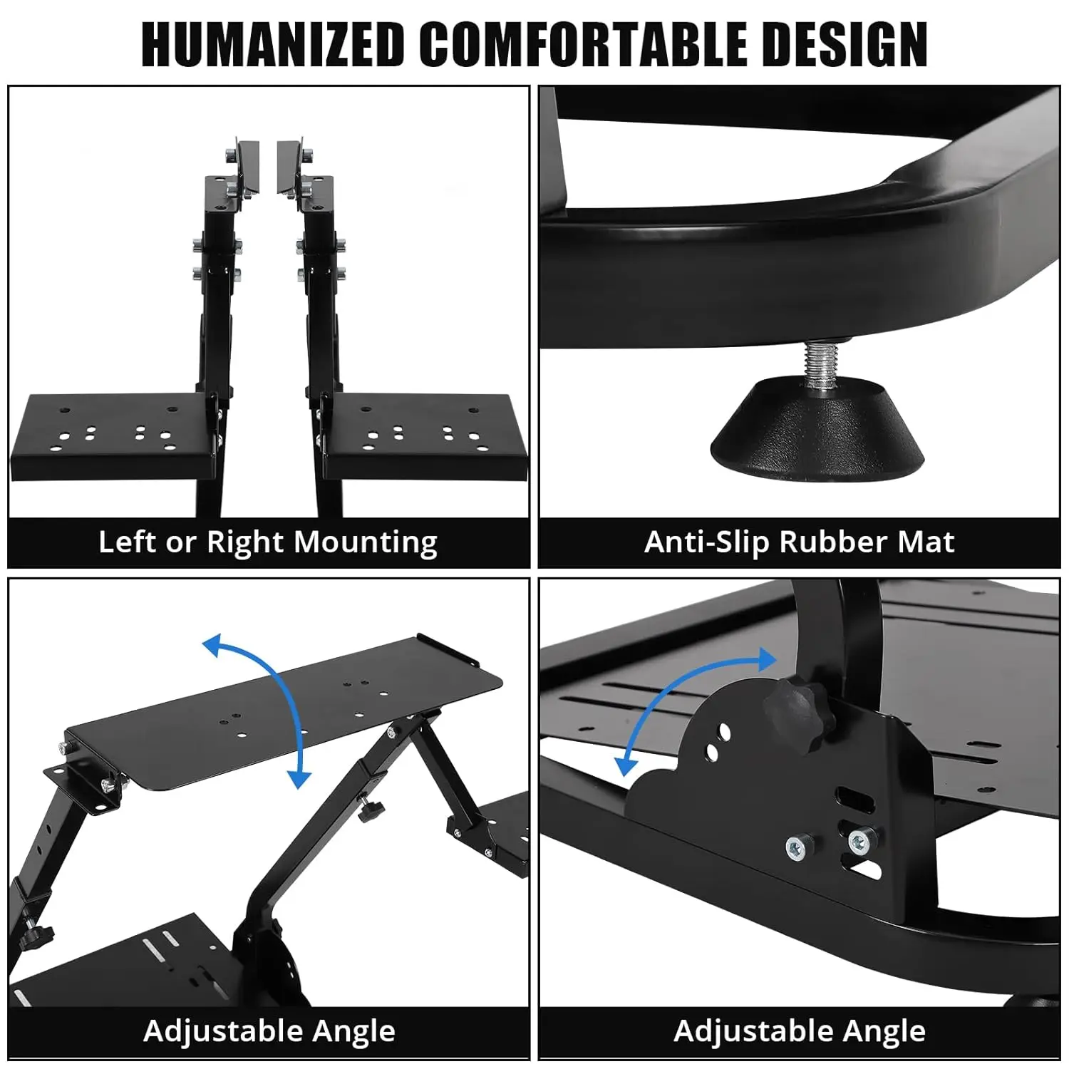 G920 Racing Steering Wheel Stand Shifter Mount fit Height Adjustable & Foldable Steering Wheal Stand for G25 G27 G29 Gaming