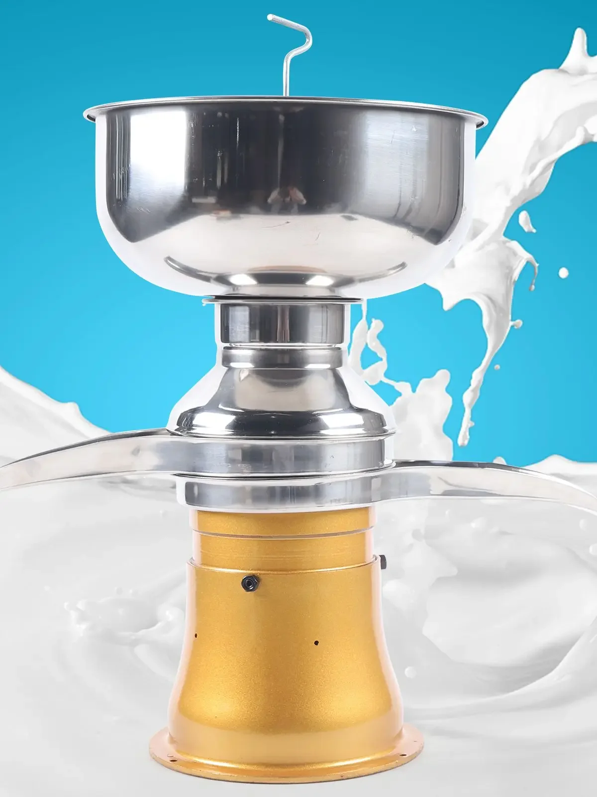 50L/H Electric Milk Cream Separator Commercial Stainless Steel Centrifugal Skimmer Household Butter Milk Skimming Machine