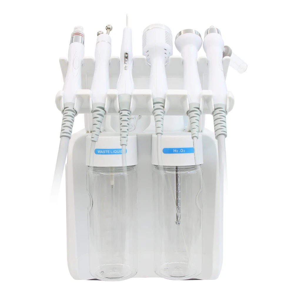 AOKO 6/7 In1 H2-O2 Hydro Dermabrasion Hydrogen dermabrasion Bio-lifting Spa Facial Ance Pore Cleaner Facial Bubble Machine