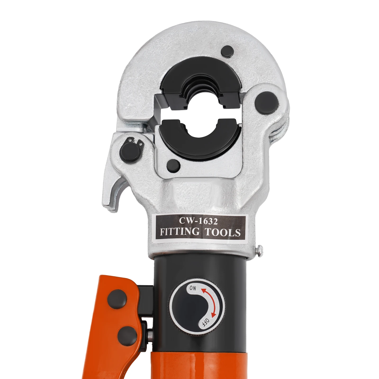 Manual Hydraulic Crimping Pliers Crimper 360° Rotating Head 5 Sets Of Dies V-shaped Mold
