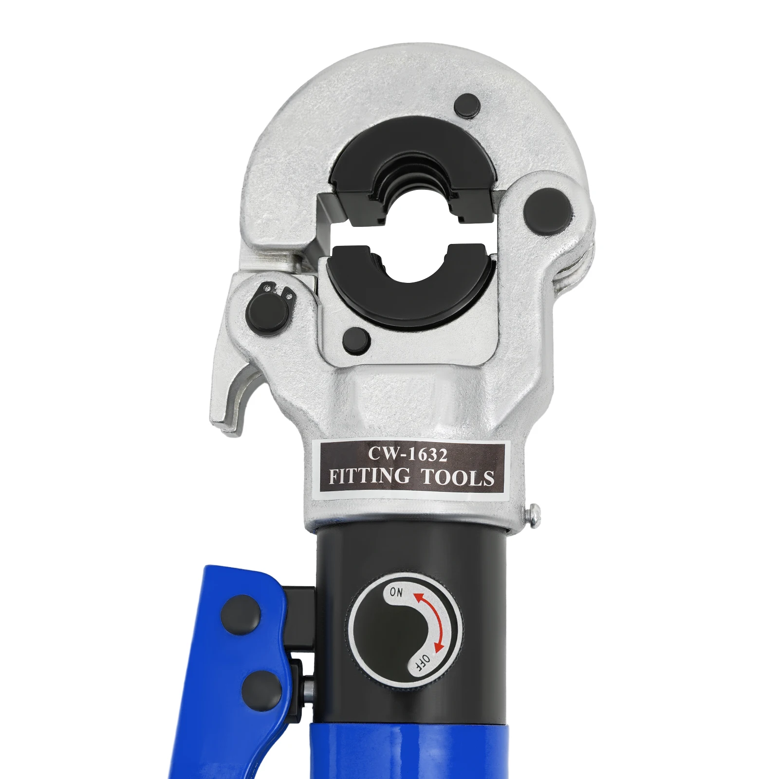 Manual Hydraulic Crimping Pliers Crimper 360° Rotating Head 5 Sets Of Dies V-shaped Mold
