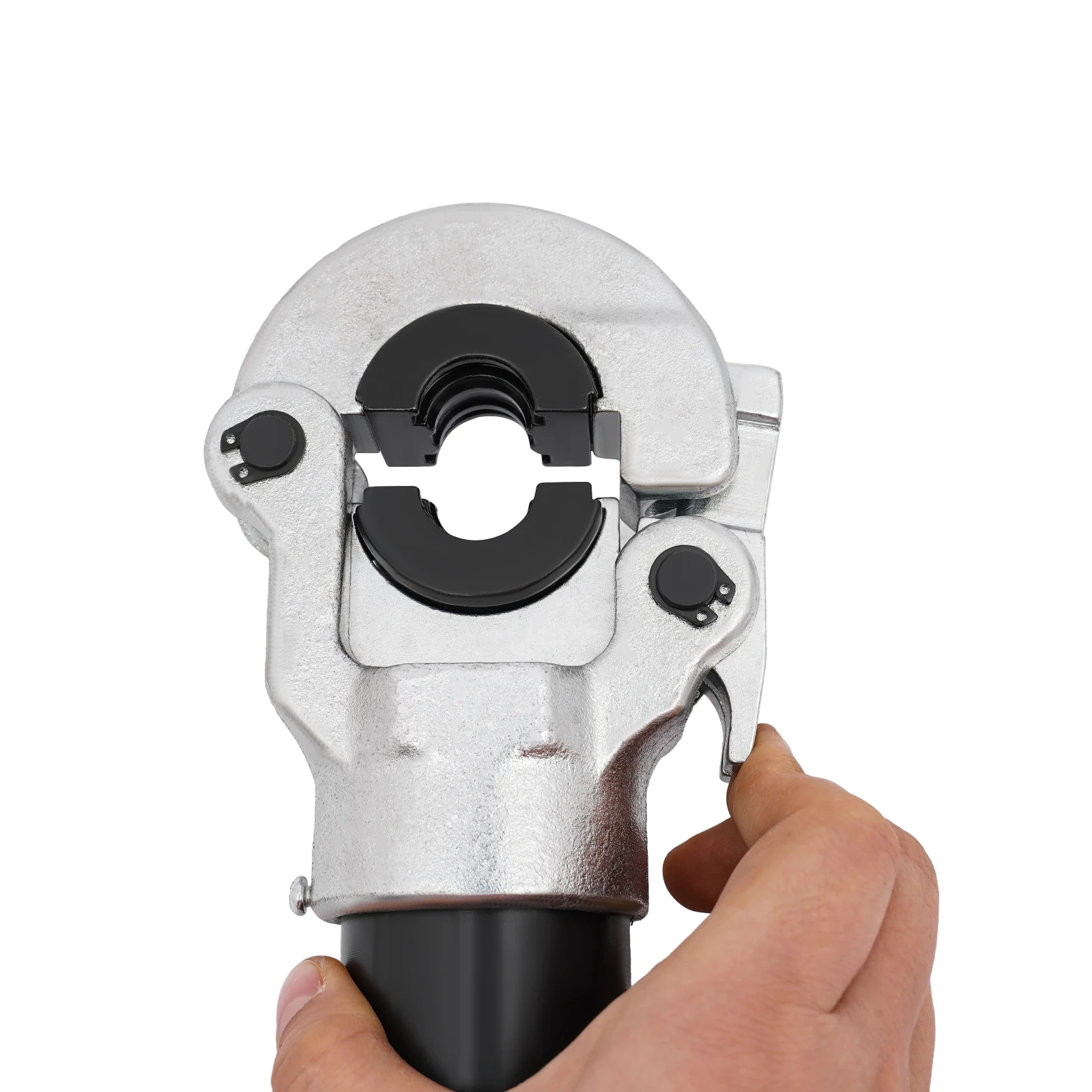 Manual Hydraulic Crimping Pliers Crimper 360° Rotating Head 5 Sets Of Dies V-shaped Mold