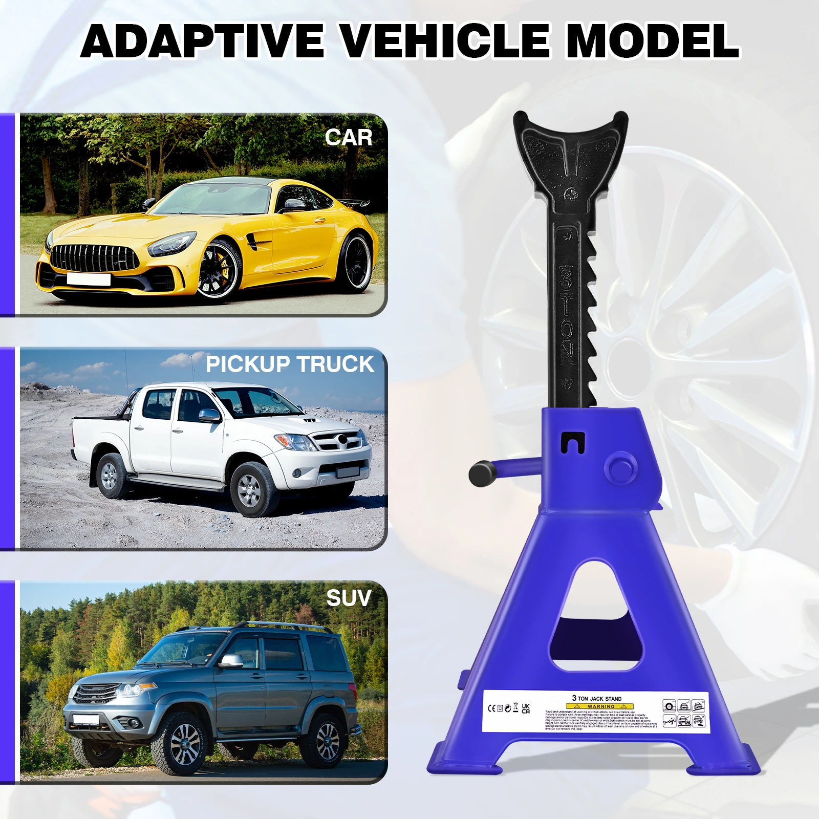 Heavy duty jack car contour tyre repair tool with case 2 tonne hydraulic trolley car lift floor 135-320 mm quick lift