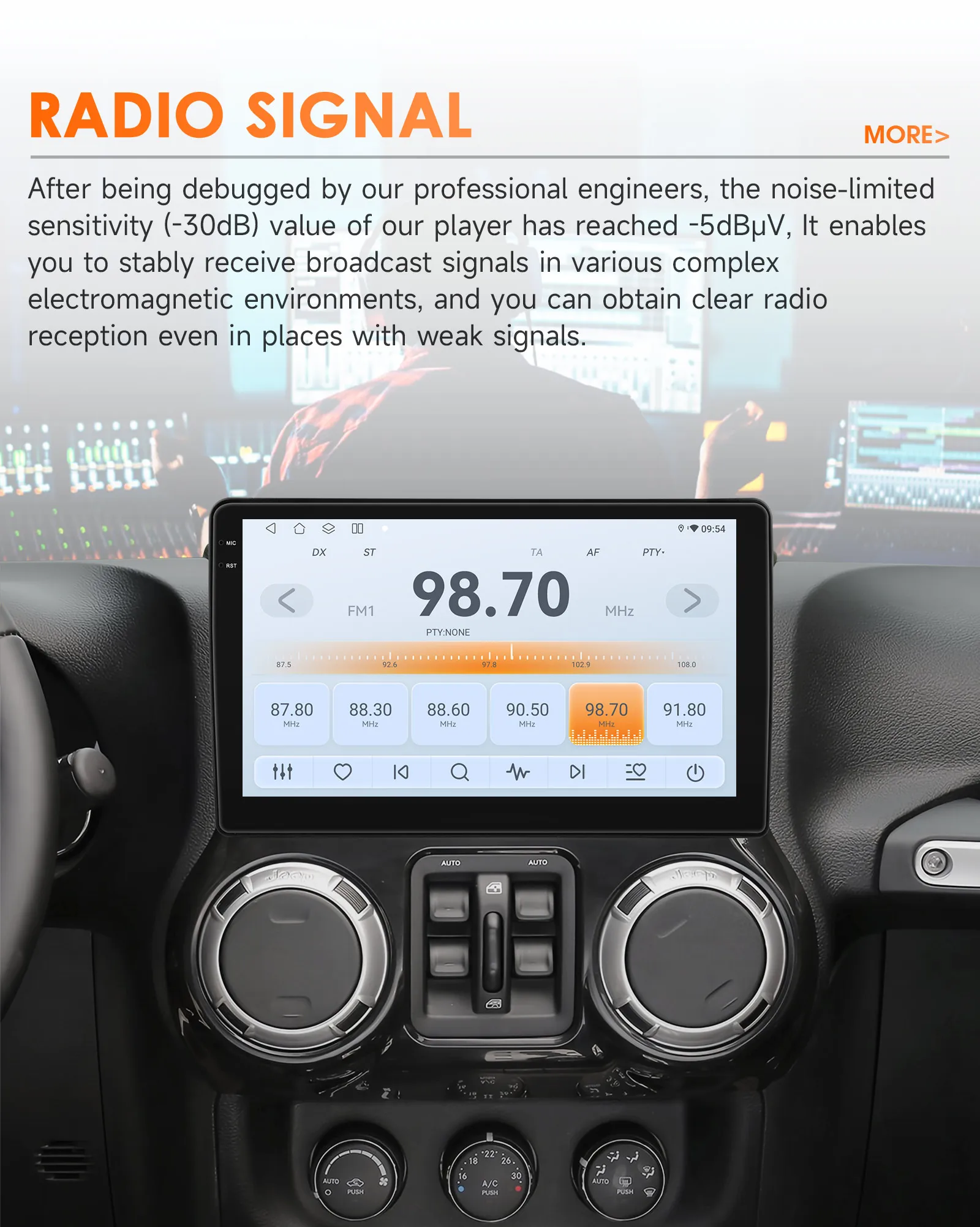 Hizpo 10.1" Android Car Radio For JEEP Compass Patriot Chrysler 300C Sebring Liberty Dodge Wrangler Multimedia Video Player Navi