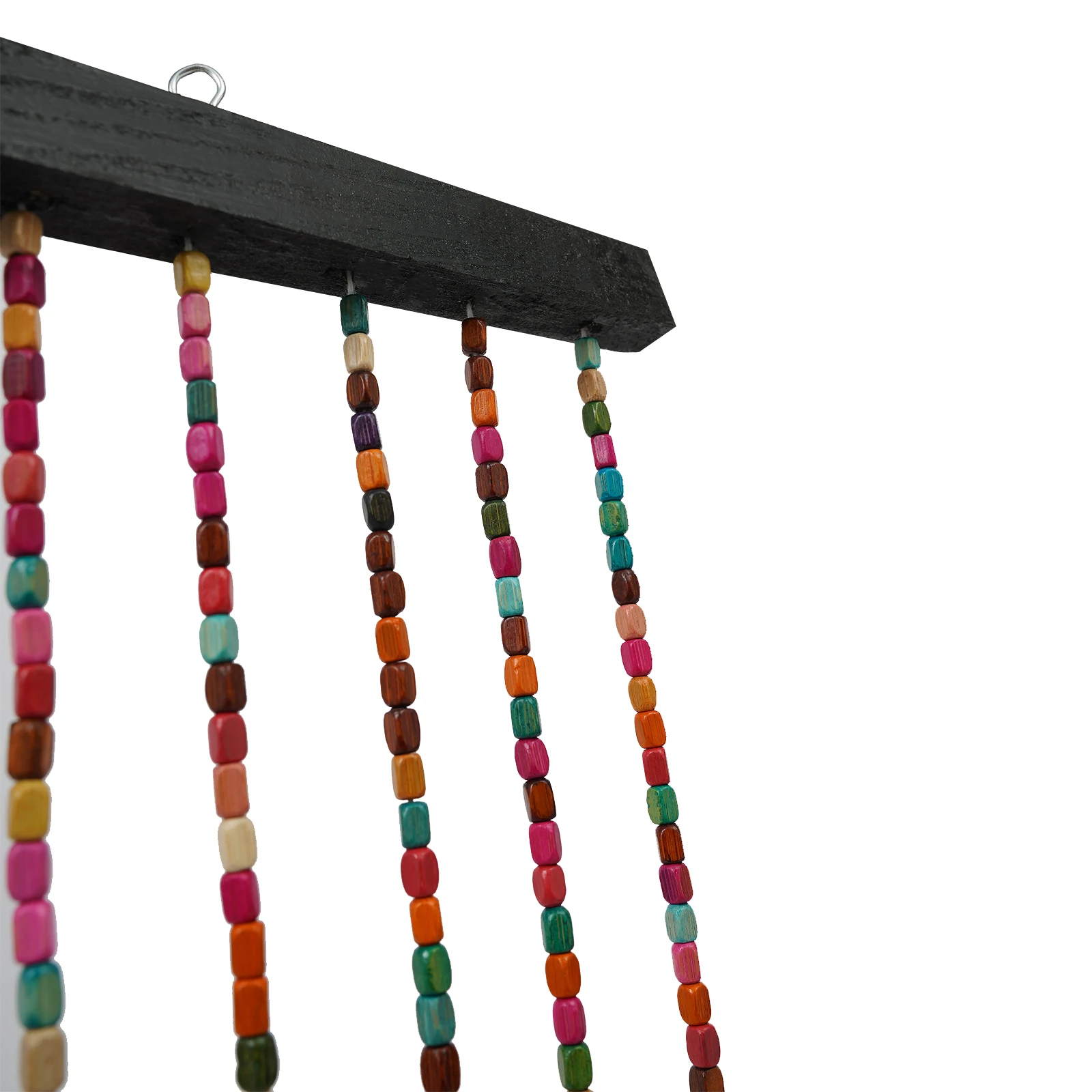 Bamboo Wood Beaded Curtain Wear Resistance Doorway Bead String Curtain Easy To Store for Wall Decoration/Room Divider