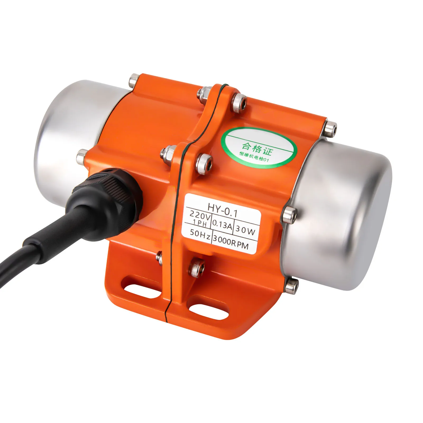 3000RPM 30W Vibration Motor Vibrationsmotor Hand Start AC Asynchronous Motor with Speed Controller 220V