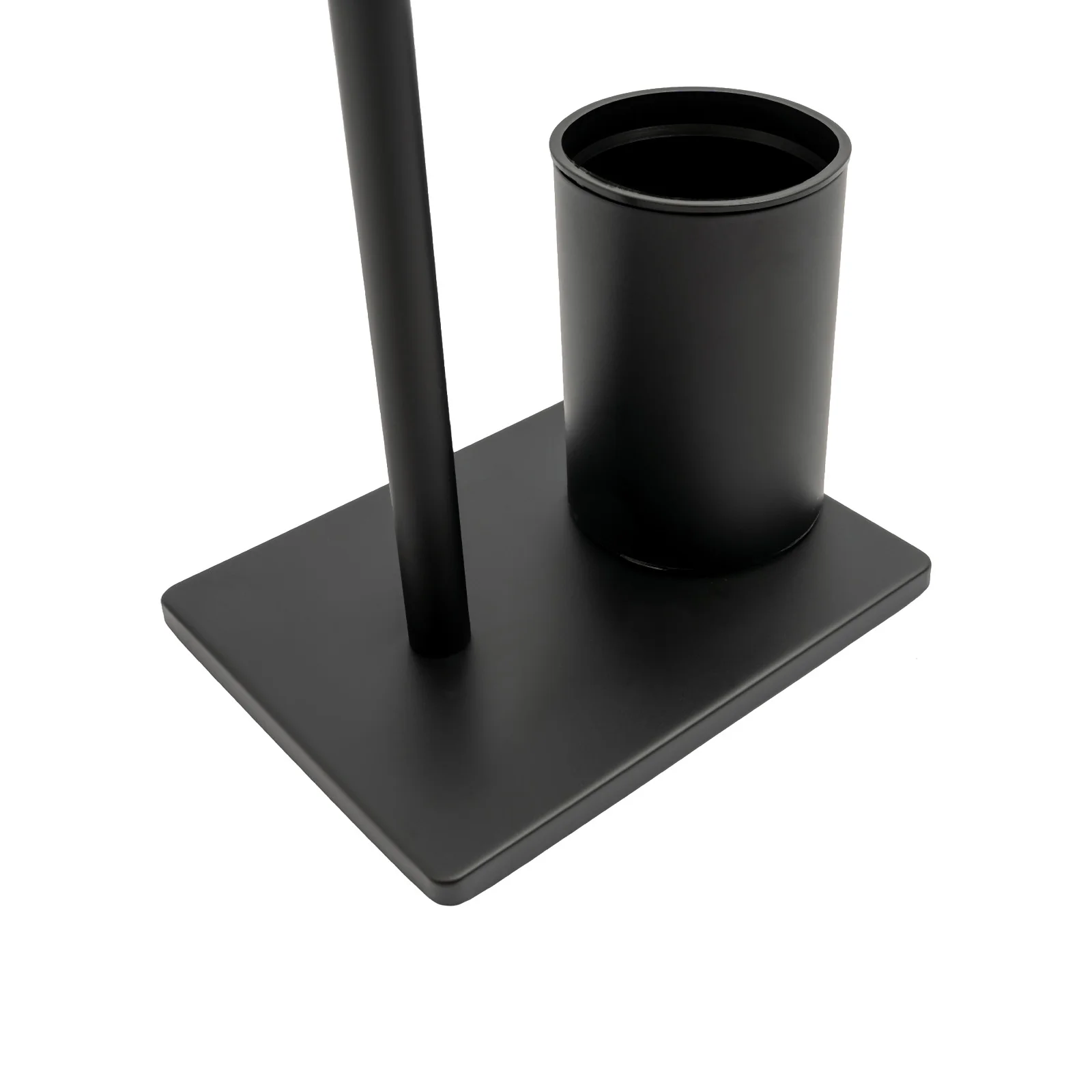 Toilet Brush Holder With Toilet Paper Holder Vertical Integrated Storage Rack Multifunctional Storage Shelf