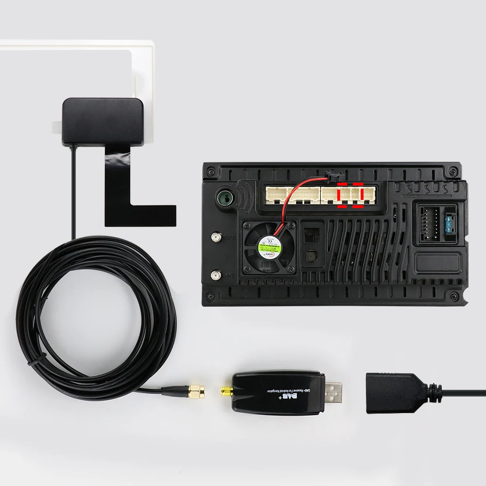 Hizpo Car Monitor DAB+BOX only fits for our store car Multimedia players which supports DAB+
