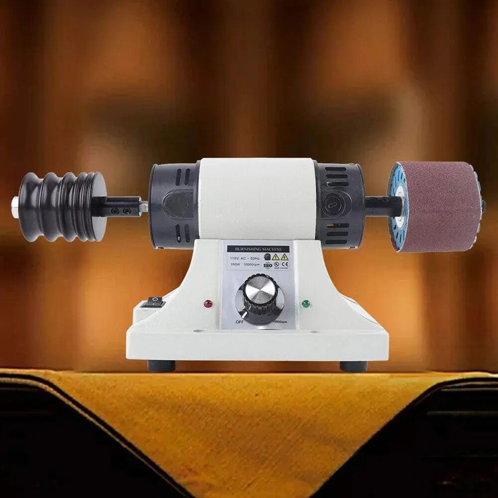 350W Leder Poliermaschine Lederprodukt Polieren Poliergerät 0-8000 U/min Einstellbar,Leather Polierer