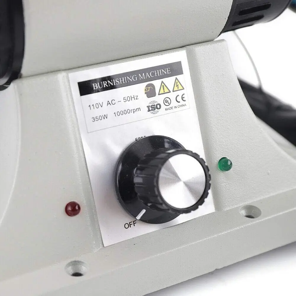 350W Leder Poliermaschine Lederprodukt Polieren Poliergerät 0-8000 U/min Einstellbar,Leather Polierer
