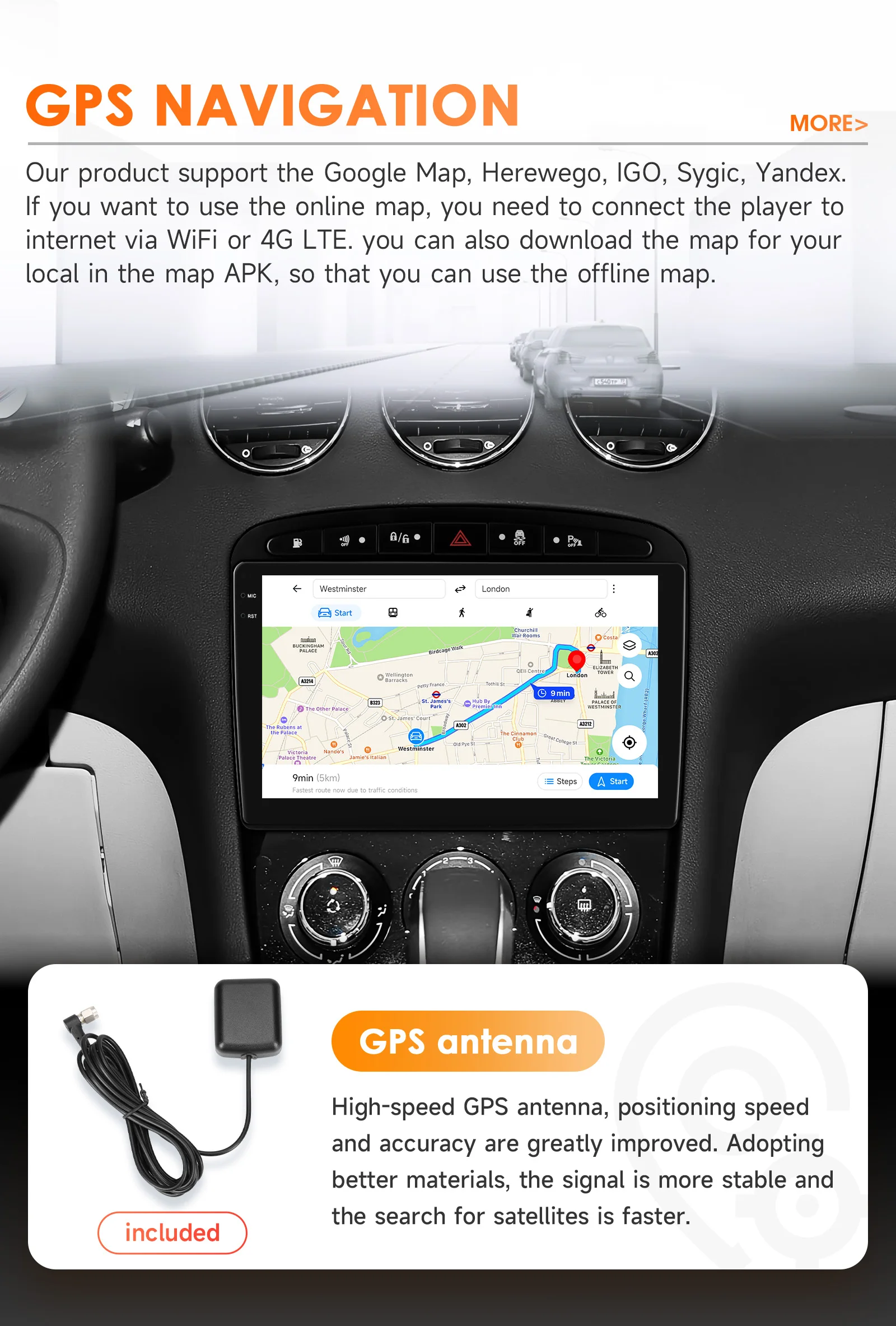 Hizpo Car Intelligent Systems For Peugeot 308 308SW 408 2012 - 2020 Raido CarPlay Android Auto No 2 din 2din DVD GPS Navigation