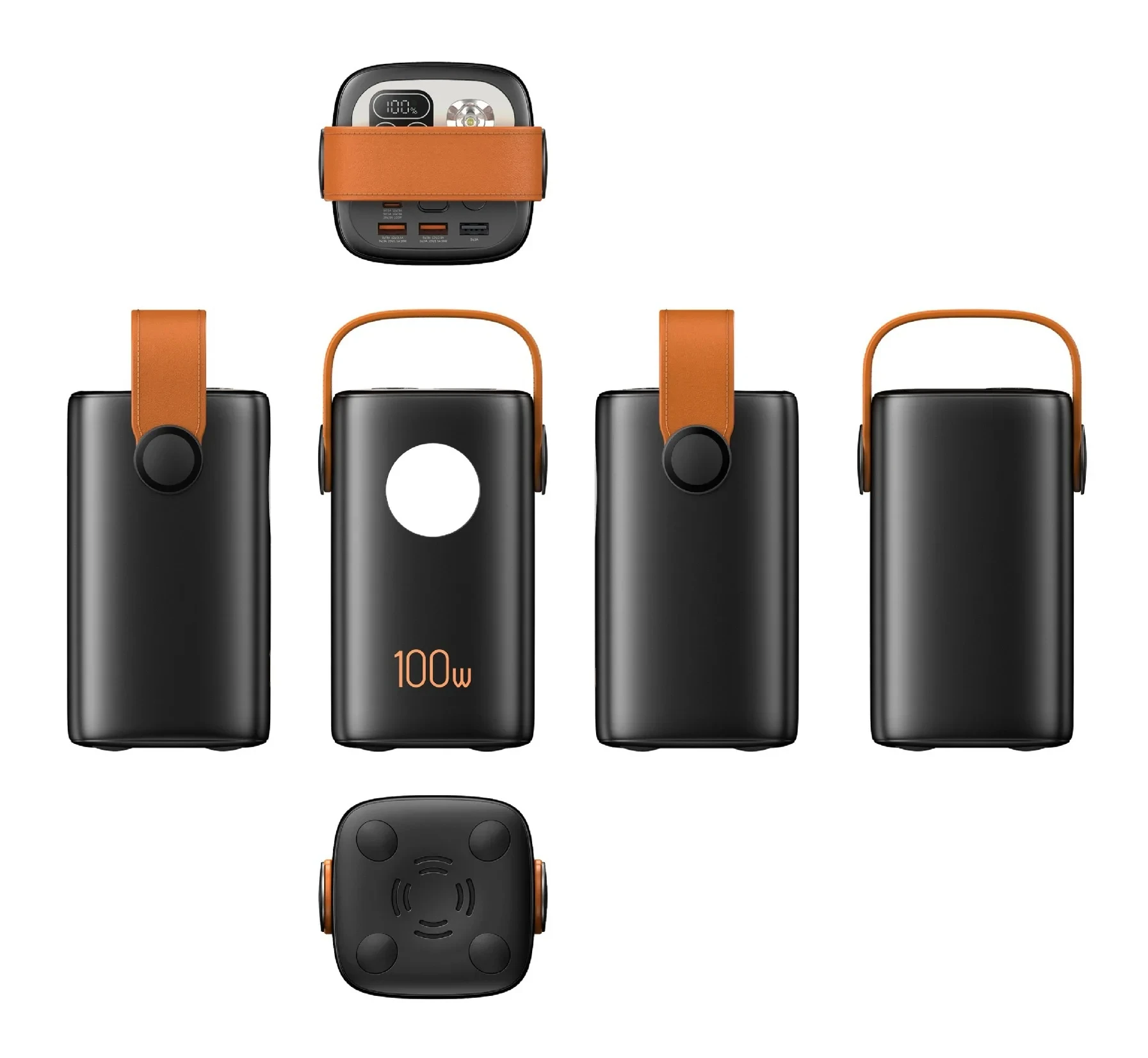 Large Capacity 60000mAh Power Bank For Laptop 100W Super Fast Charging Portable External Spare Battery For iPhone Xiaomi Outdoor