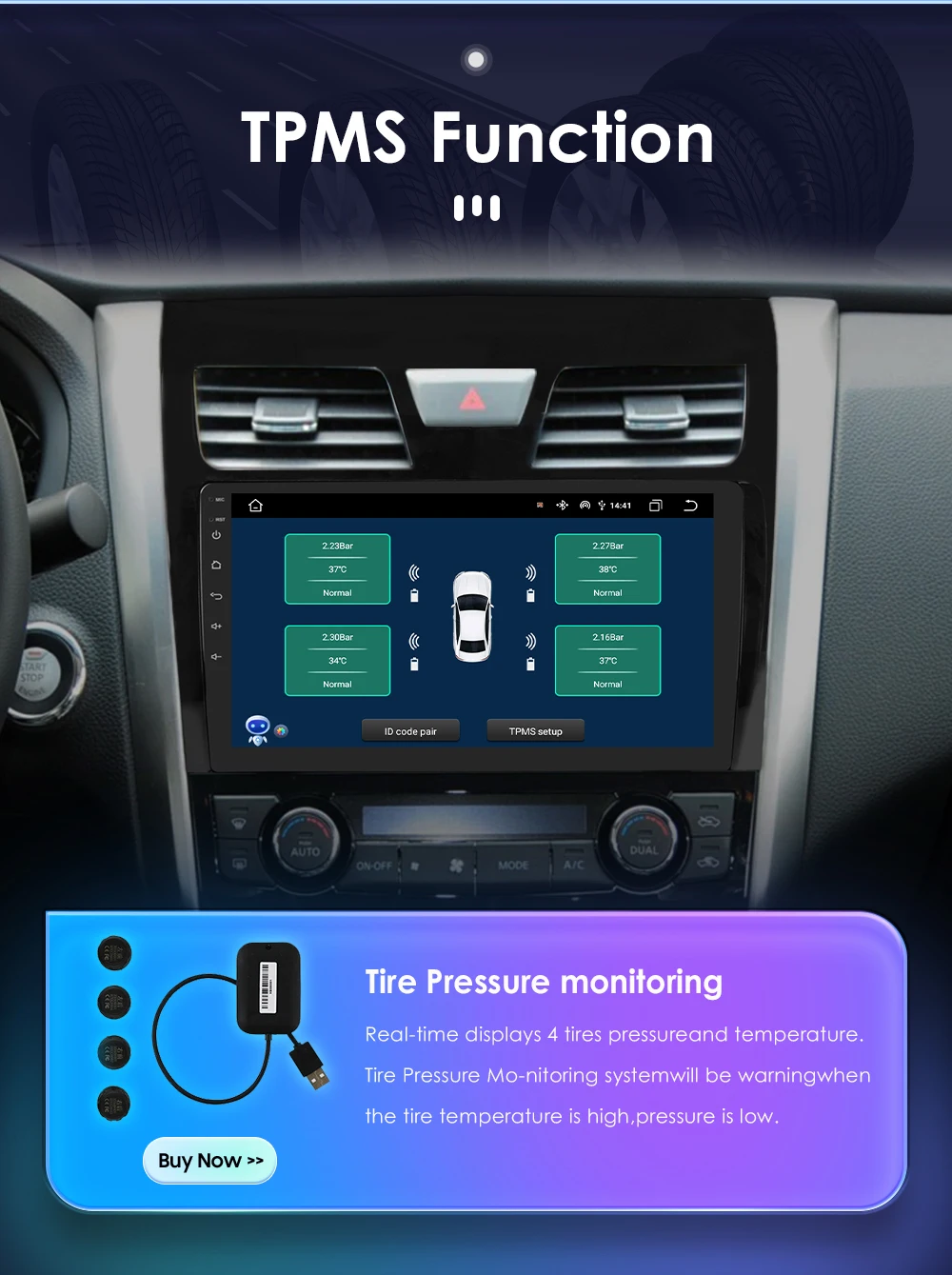 Hizpo 2Din 10.1inch Android13 Car Radio for Nissan ALTIMA TEANA 3 2013 - 2018 Navigation GPS RDS DSP BT 4G CarPlay Android Auto