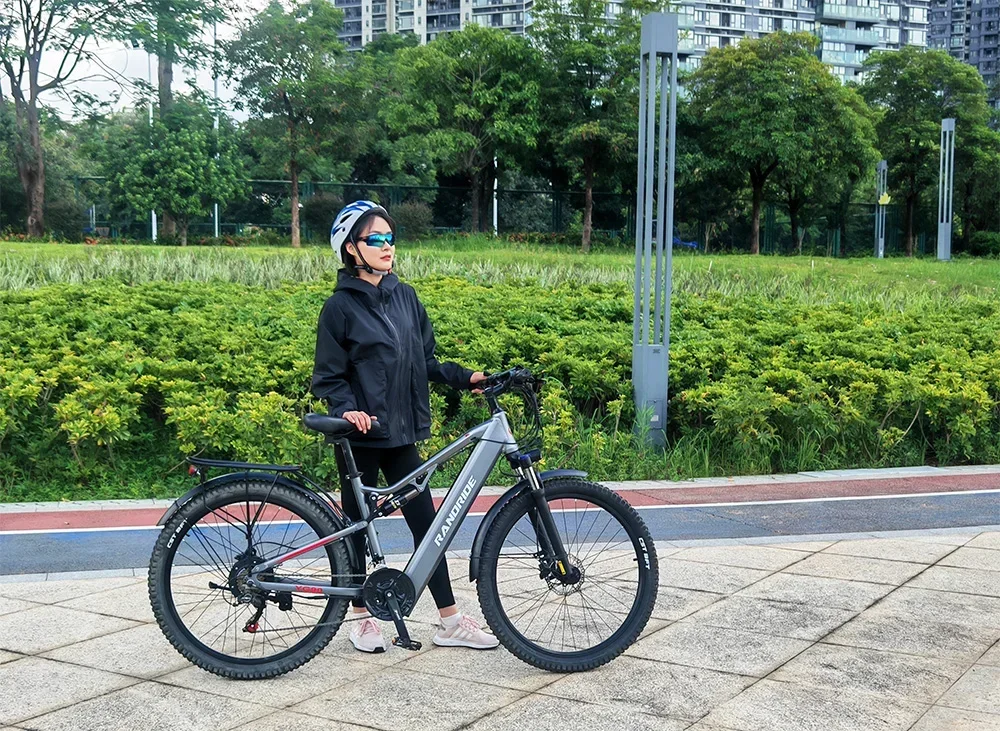 YG90 E-bike 1000W Motor 48V17AH Lithium Battery 27.5 inch All terrain Tire Electric Bicycle Hydraulic Brake Adult Electric Bike
