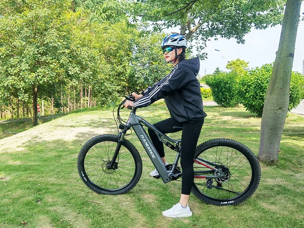 YG90 E-bike 1000W Motor 48V17AH Lithium Battery 27.5 inch All terrain Tire Electric Bicycle Hydraulic Brake Adult Electric Bike