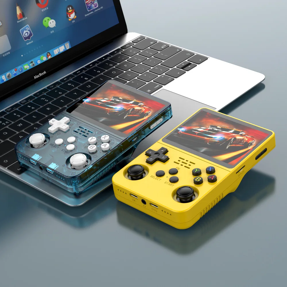 BOYHOM R36S 256G Handheld Game Console Linux System 3.5Inch IPS Screen Portable Pocket Video Player 2 Joystick 128G 64G Kid Gift