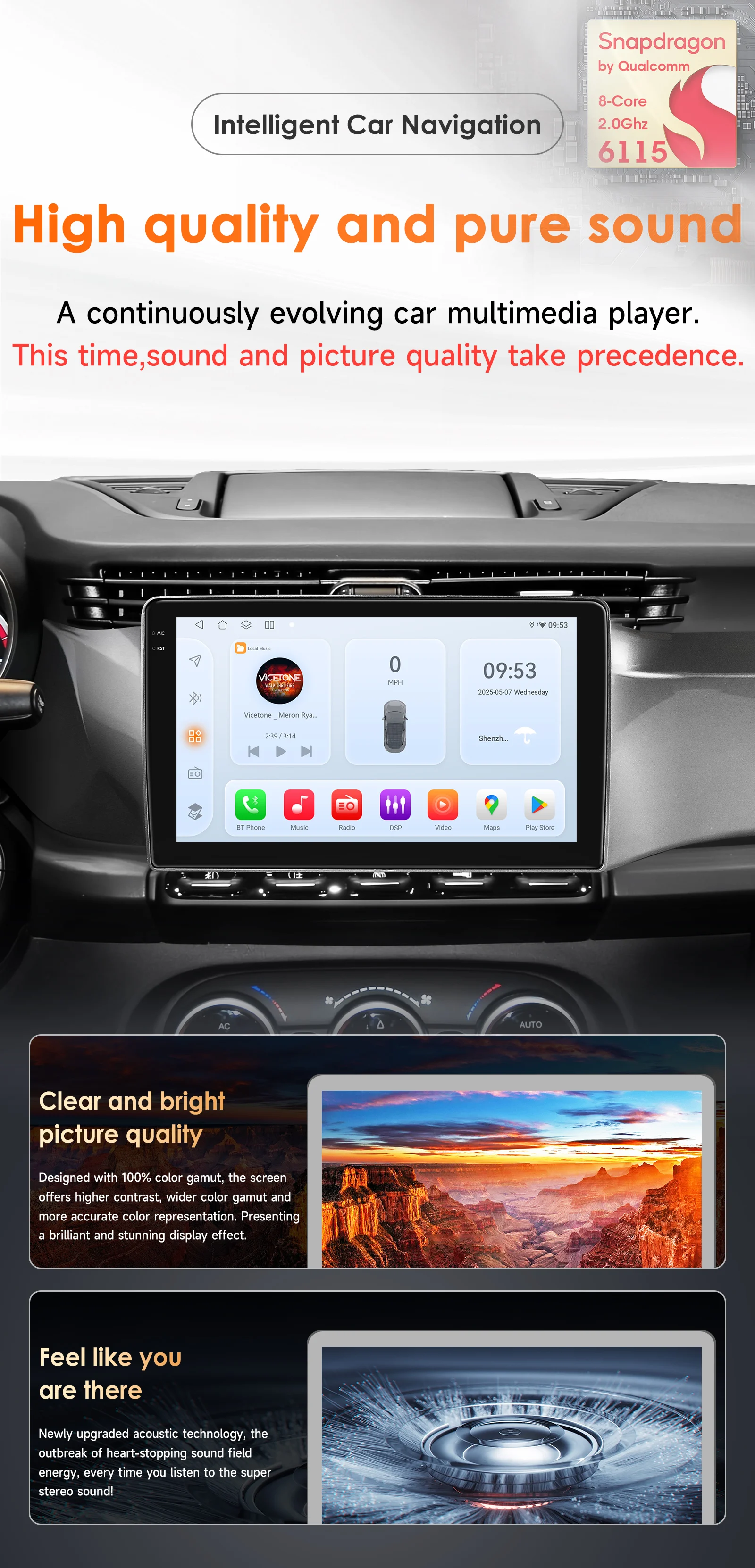 9" Hizpo 2Din Android14 Car Radio for Alfa Romeo Giulietta 2010 - 2014 Furgonato RDS DSP GPS 4G BT Auto CarPlay Snapdragon 6115
