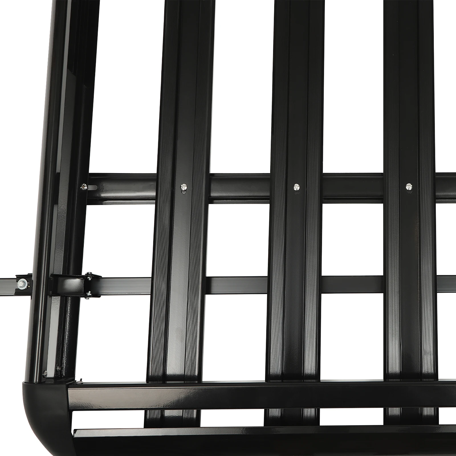 140x100cm/160×100cm Universal Aluminum Car Roof Rack Cargo Basket Tray Luggage Carrier Black Load 150kg for SUV w/Built-in Racks