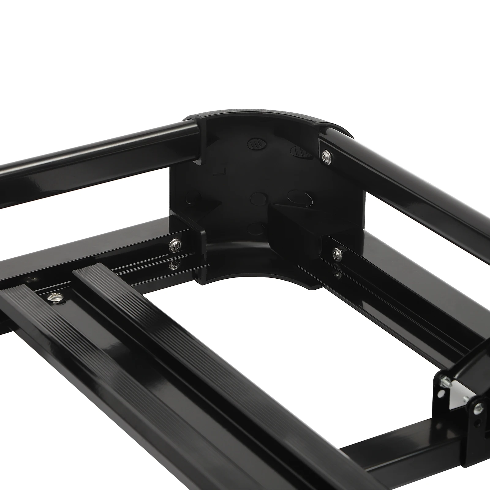 140x100cm/160×100cm Universal Aluminum Car Roof Rack Cargo Basket Tray Luggage Carrier Black Load 150kg for SUV w/Built-in Racks