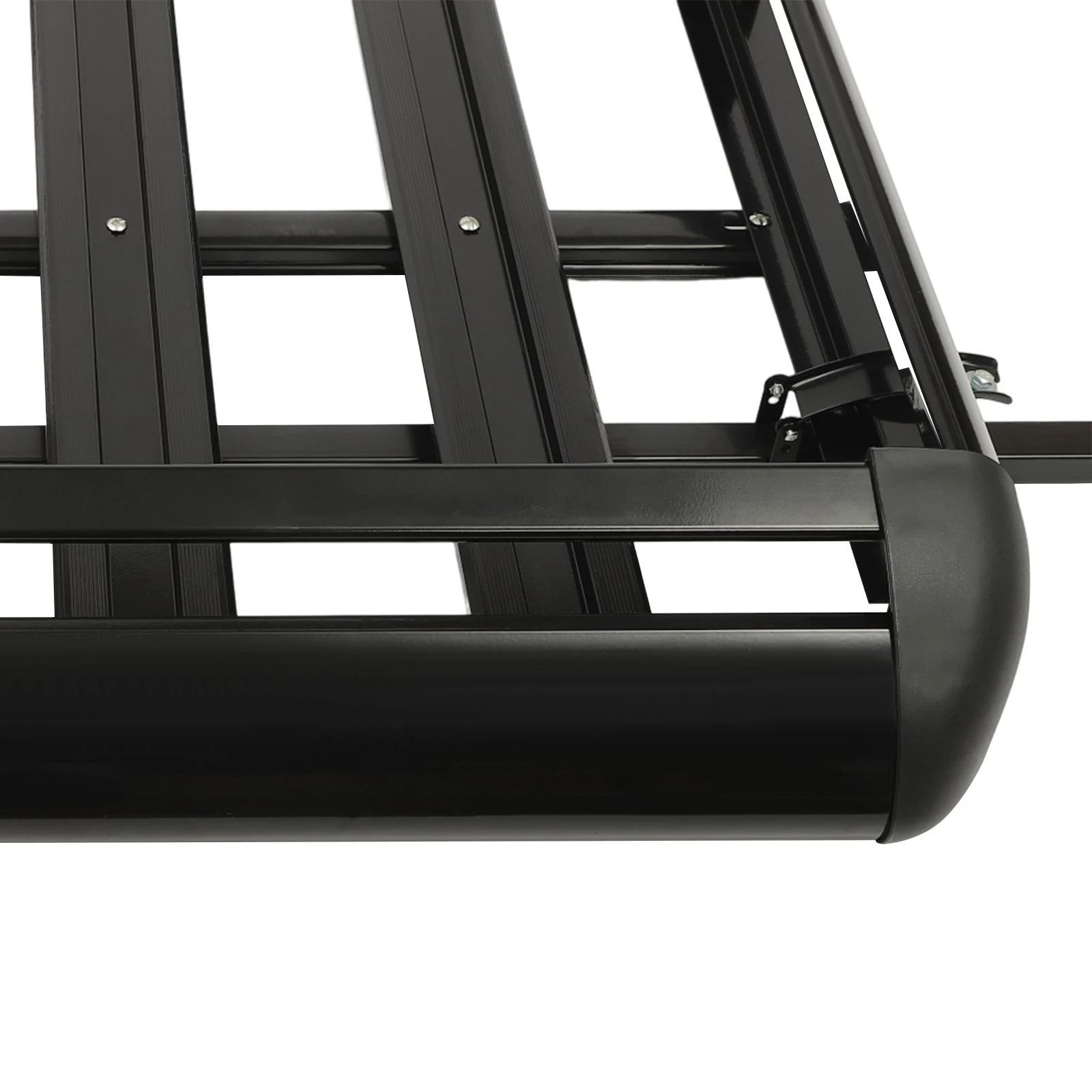 140x100cm/160×100cm Universal Aluminum Car Roof Rack Cargo Basket Tray Luggage Carrier Black Load 150kg for SUV w/Built-in Racks