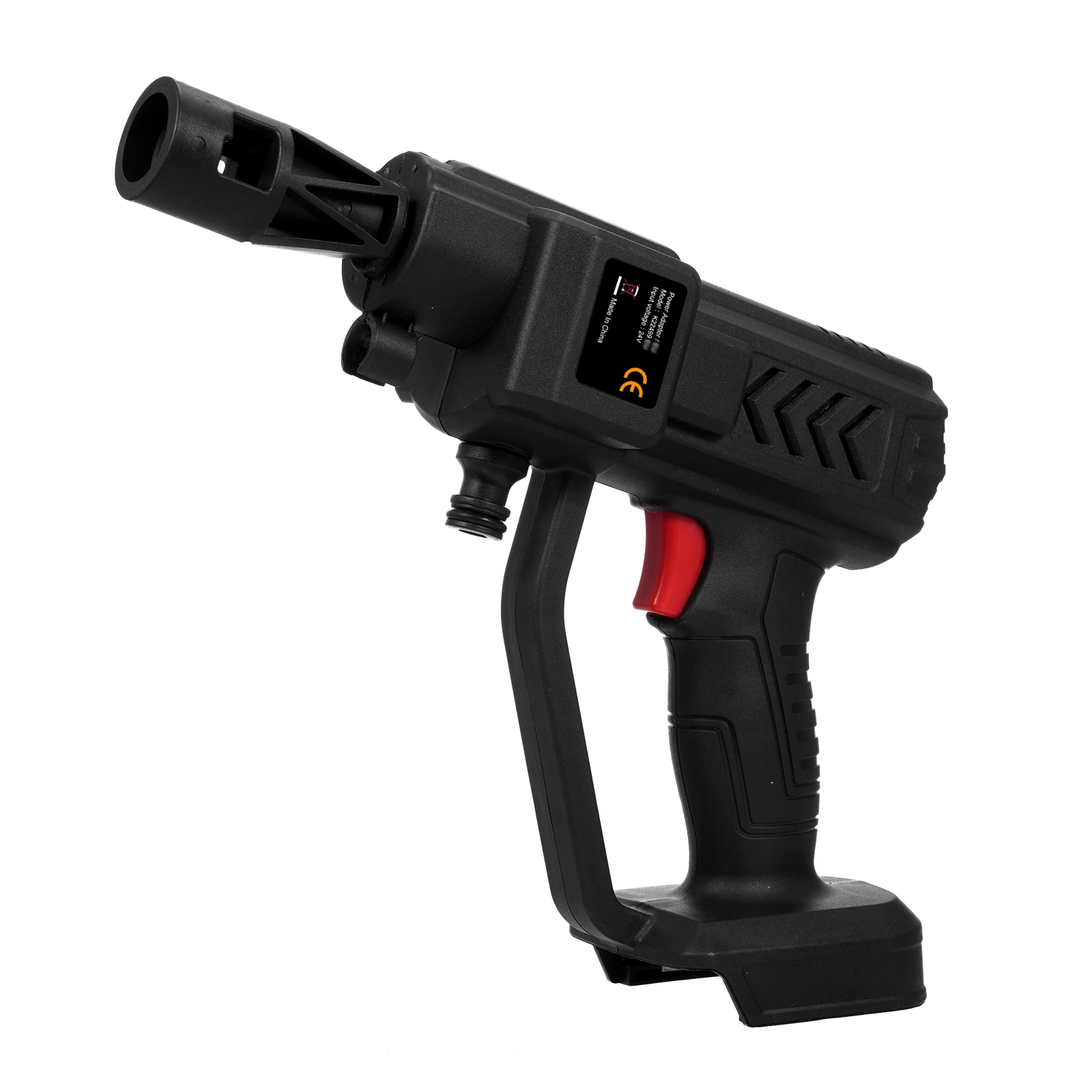 Handheld Pressure Washer Portable Powerful 21V Car Wash Gun 2pcs Rechargeable Battery for Home Floor Cleaning Watering w/ Gloves