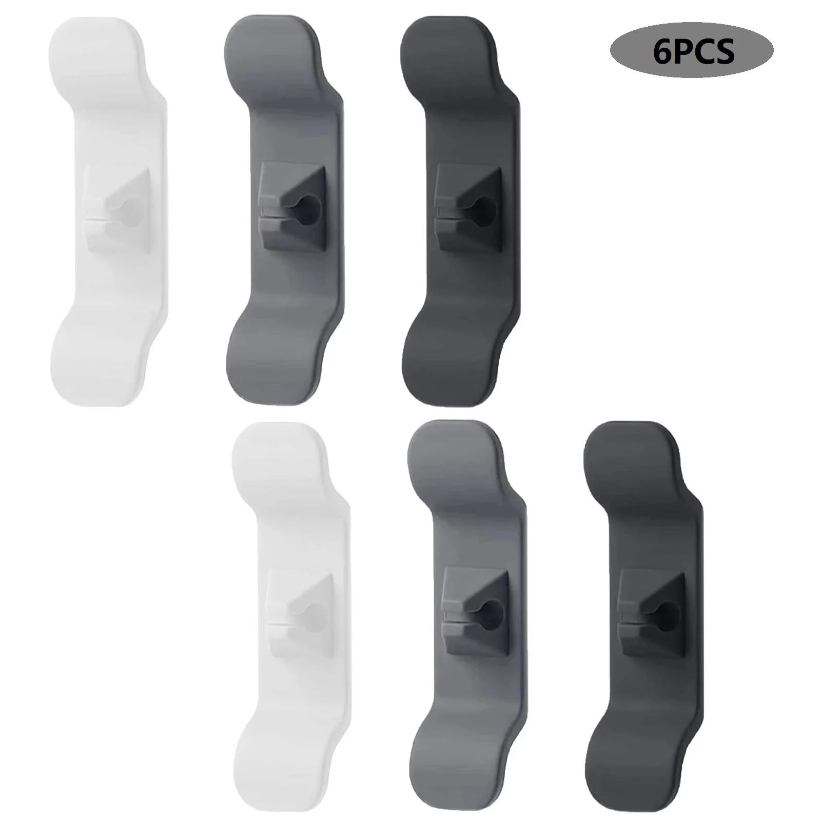 6pcs Flexible Cord Organizer Kitchen Appliances Hidden Wire Fixing Winder Cord Wrapper For Mixer Blender Coffee Maker