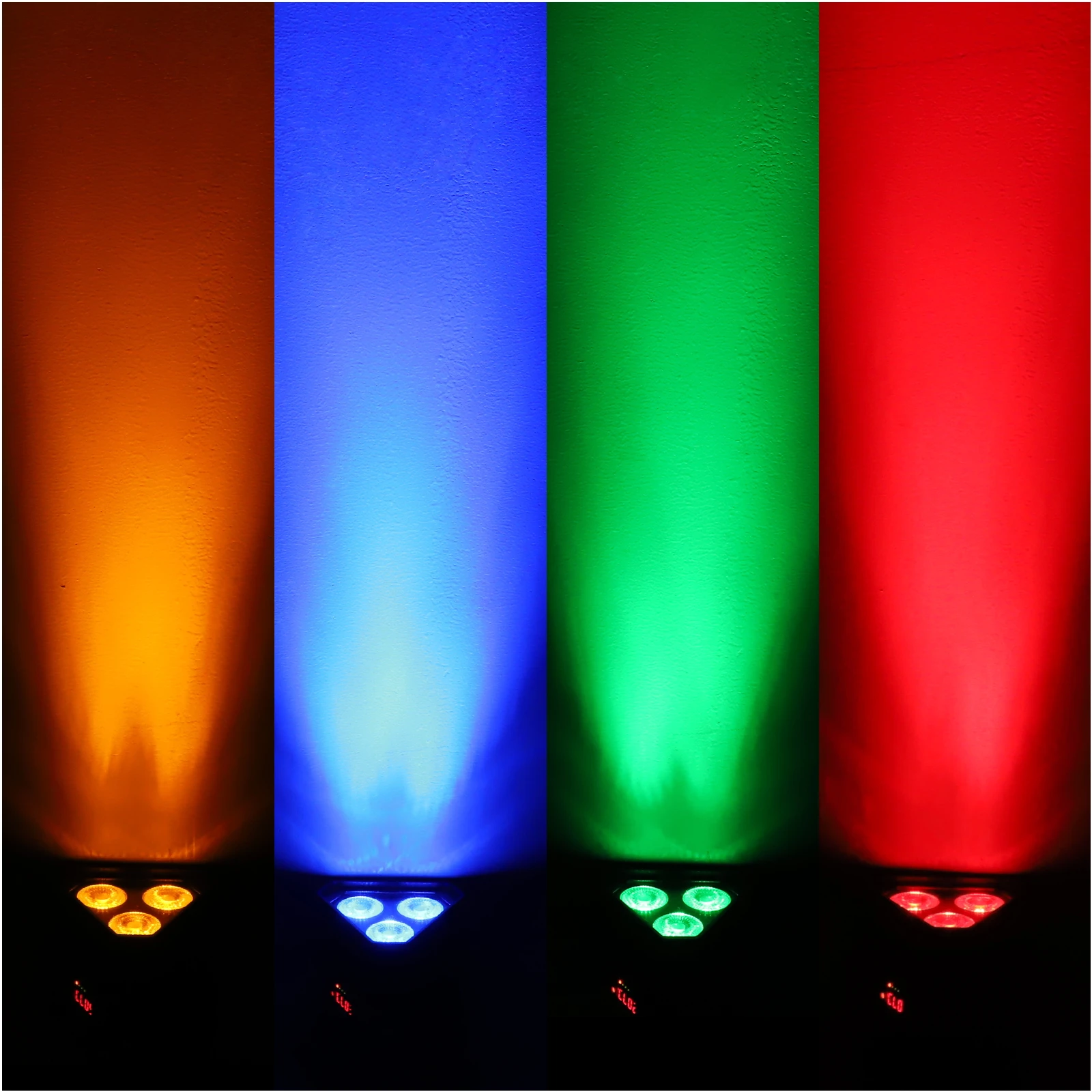 U'King 3x18W RGBWA+UV 6in1 Built-in Battery LED Par Light Wireless Remote Control DMX Wash Par Light for DJ Stage Performance