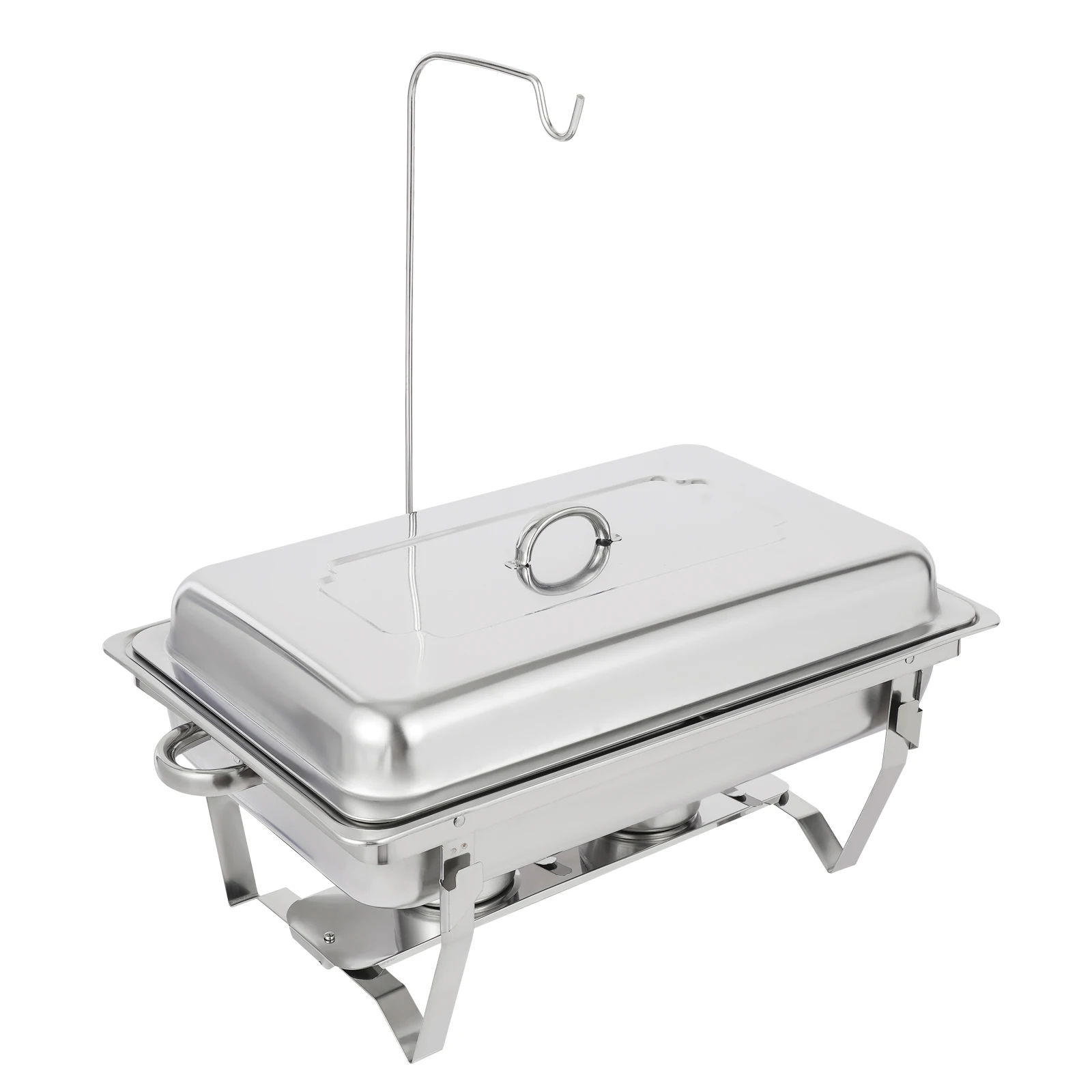 2/3 Food Trays Stainless Steel Chafing Dish With Lid Buffet Server Food Warmer