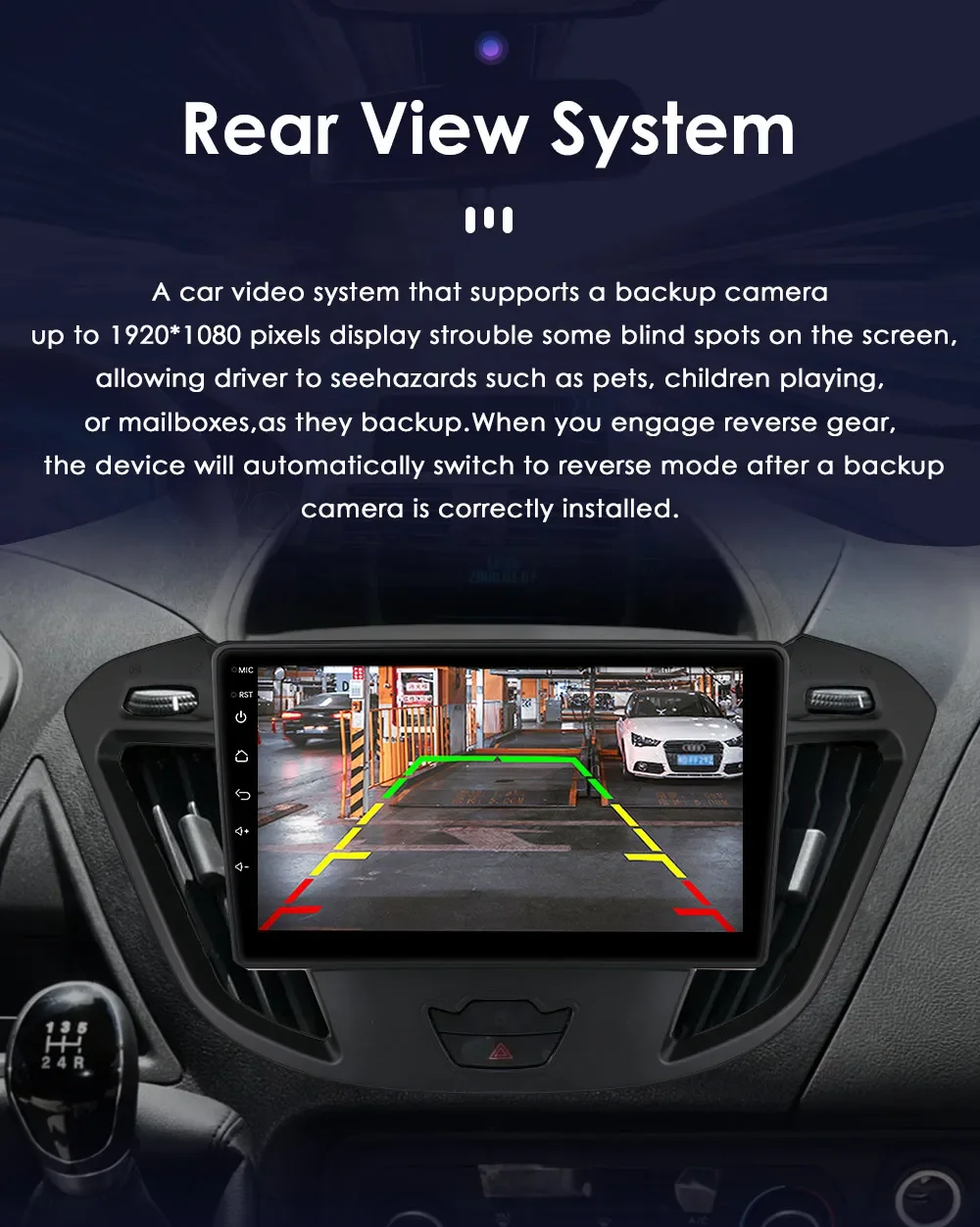 9" Hizpo Wirless CarPlay Android Auto Car Radio for Ford Transit Tourneo Custom 2013 - 2021 Multimedia Navi GPS BT 4G RDS DSP