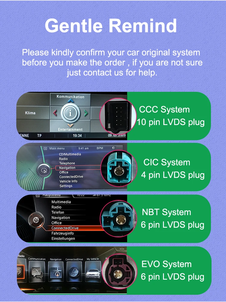 AUTOTOP 10.25 Inch 1920*720 Linux Screen Car Radio Wireless CarPlay Android Auto For BMW X3 X4 F25 F26 2011-2017 CIC NBT System