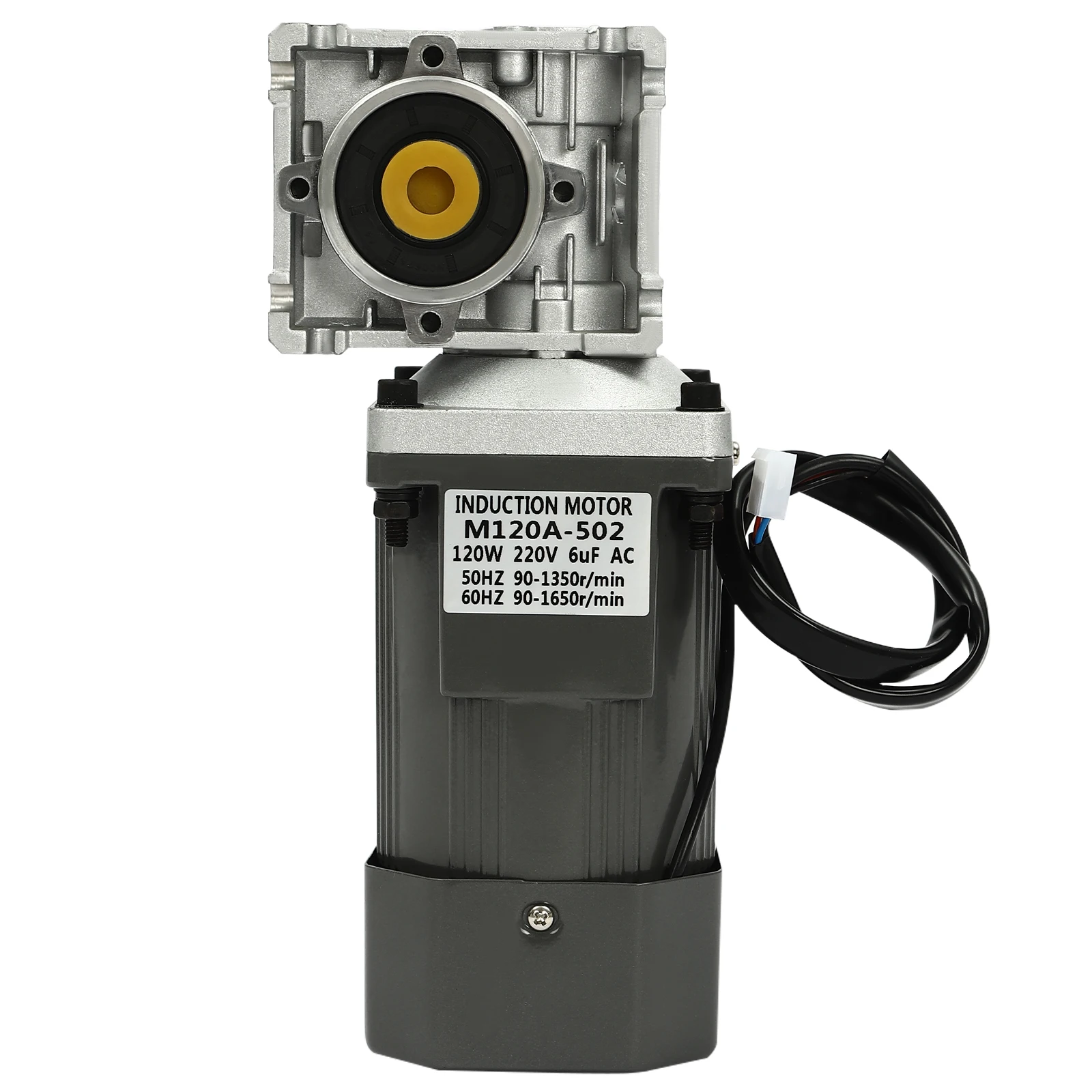 120W 80K High Torque Worm Gear Speed Reducer RV30 Electric Gear Motor with Speed Controller 1350RPM AC 220V
