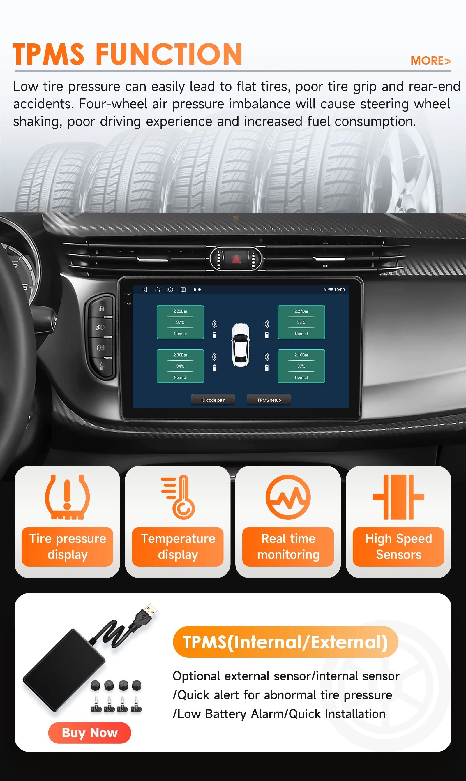9" Hizpo 2Din CarPlay Android Auto Car Radio for Alfa Romeo Giulietta 2015 -2018 Snapdragon 6115 RDS DSP 4G BT GPS Navi 360°CAM