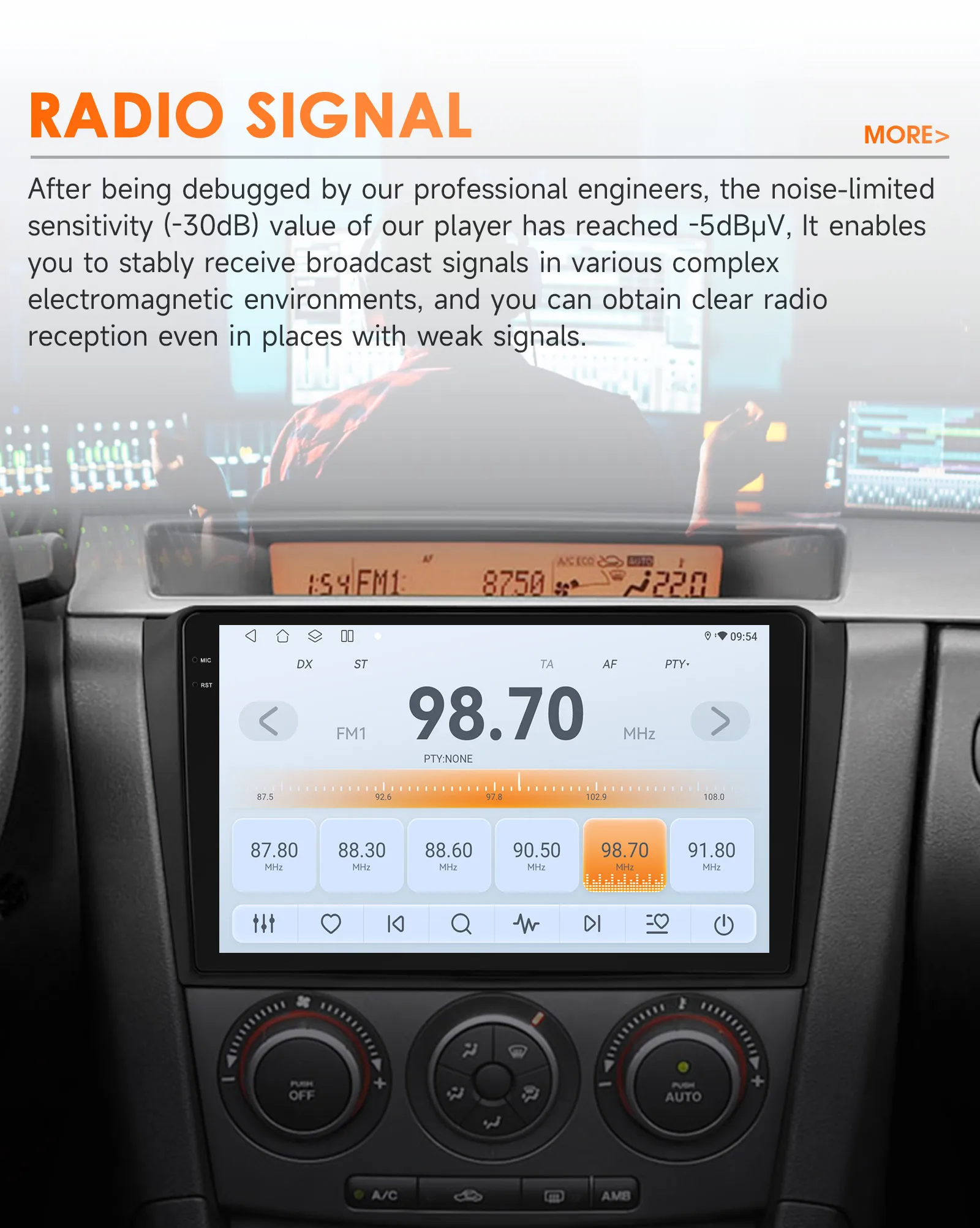Hizpo 8 Core 6115 Car Radio Multimidia For Mazda 3 2004 - 2009 2din Head Unit GPS Stereo Carplay Android Auto Video Player RDS