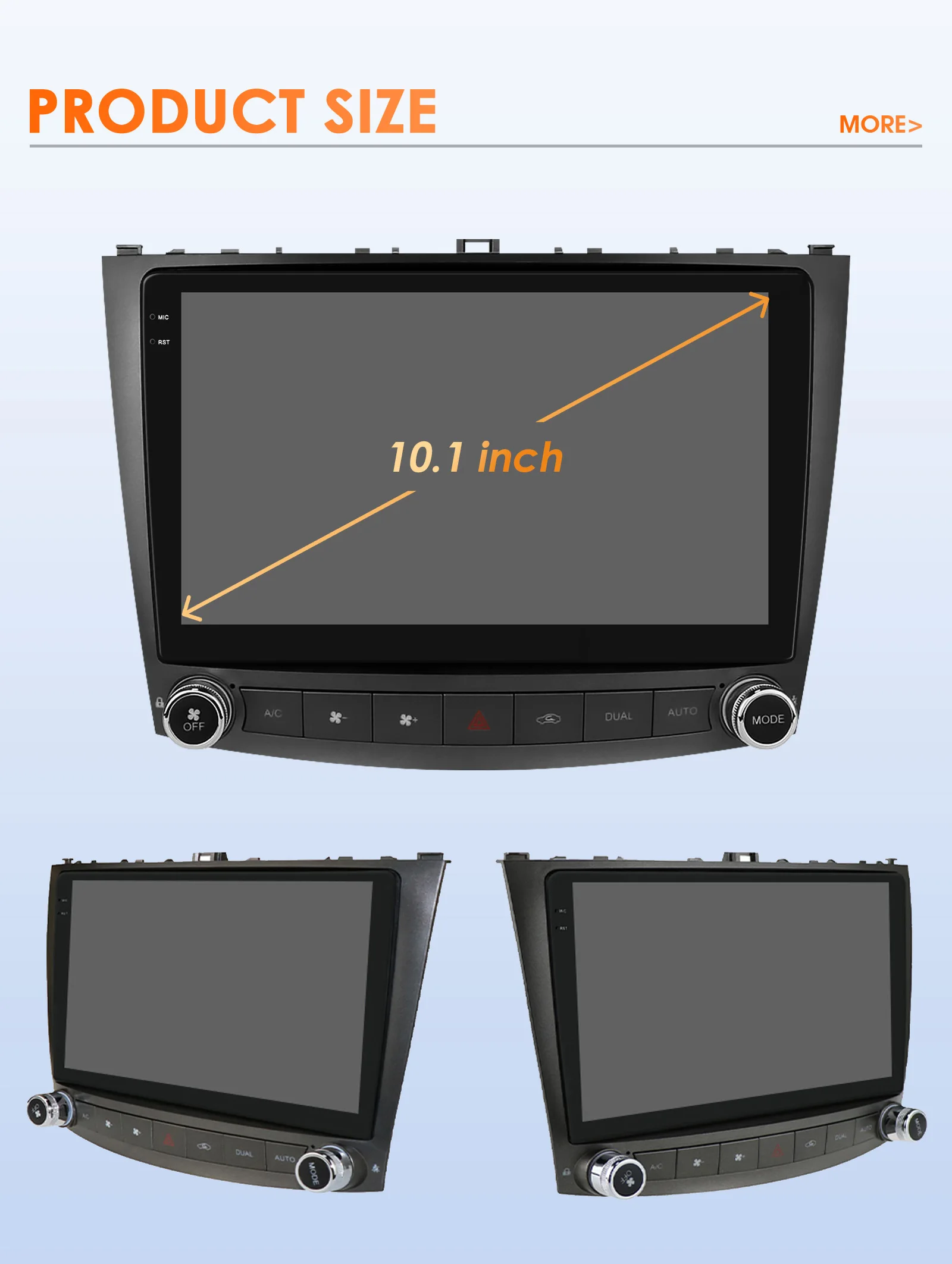 Hizpo 10.1 Inch Car Radio Player For Lexus IS250 200 300 350 2006 - 2012 Stereo Apple Carplay Androdi Auto GPS Navi Stereo 6115