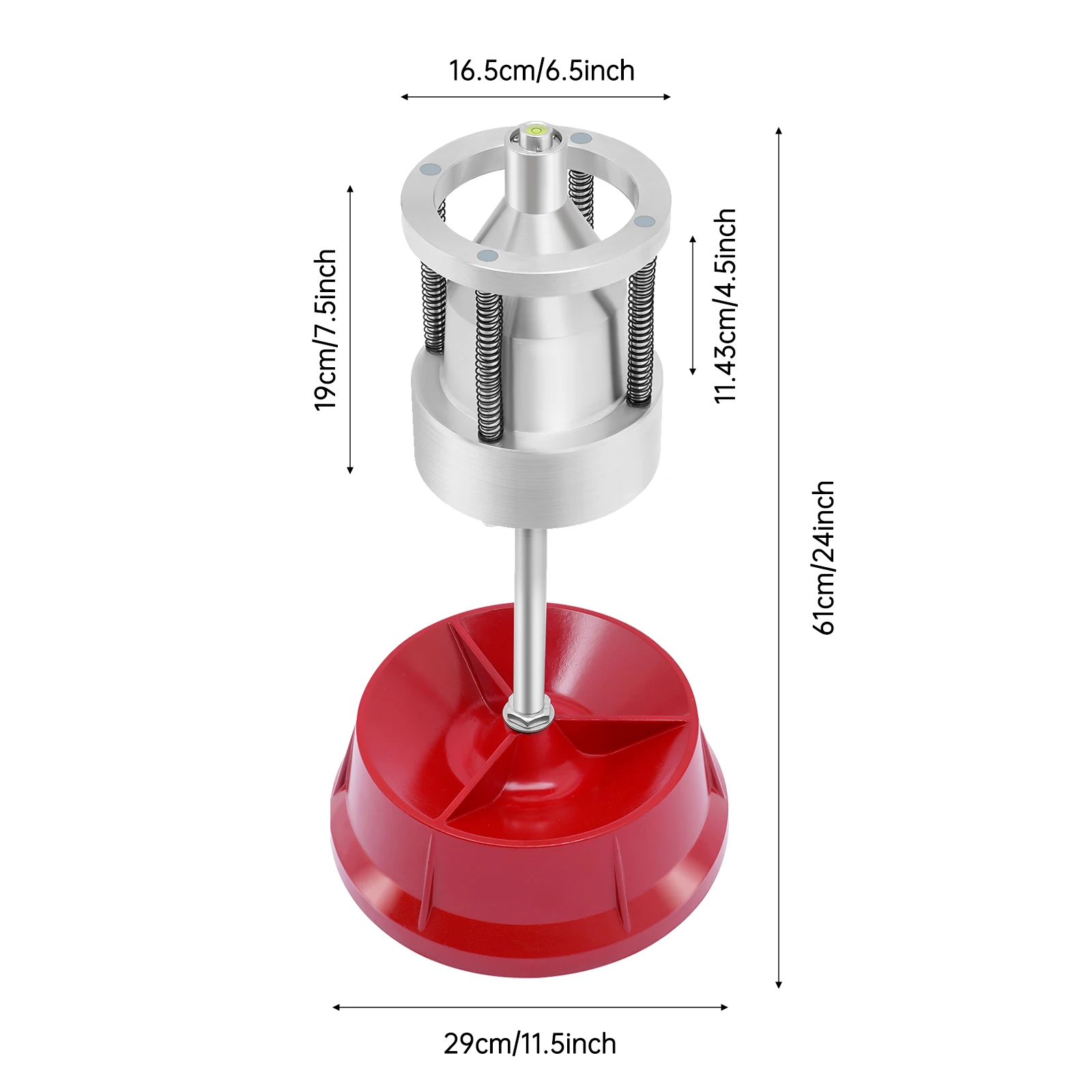 Portable Hubs Wheel Balancer W/Bubble Level Tire Balancer Changer for Automotive Cars Trucks