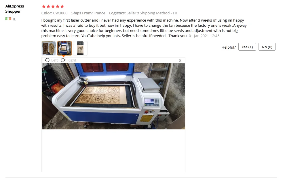 [EU STOCK] Laser Engraver Cutting 1060 100w Power machine Ruida 6445G Autofocus CO2 USB Laser Engraving Machine for wood cutting