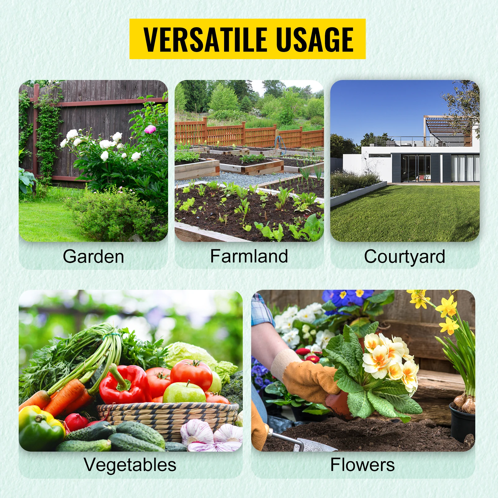 SucceBuy 12x7x7 ft Walk-in Tunnel Greenhouse Portable Plant Hot House with Galvanized Steel Hoops 1 Top Beams 2 Diagonal Poles