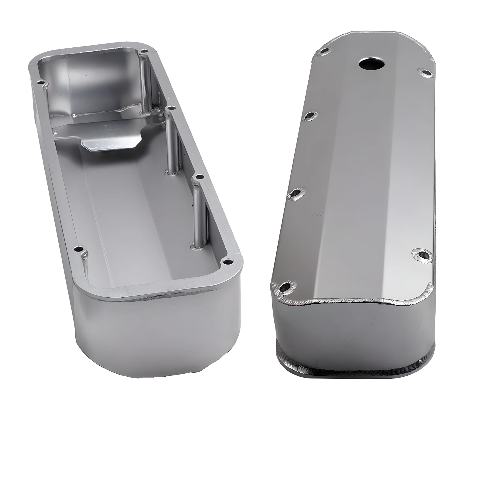 2x Aluminum Cam Valve Rocker Covers with Bolts for Ford V8 BBF 429 460 Big Block
