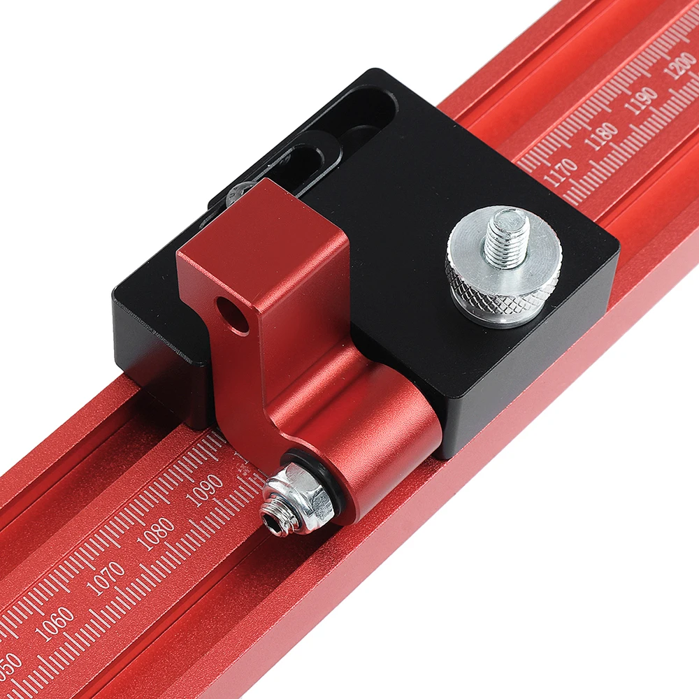 Woodworking Extension Guide Rail T-track T-Slot Aluminium Alloy Miter Track Jig Fixture Slot for Saw Table Workbench DIY Tool