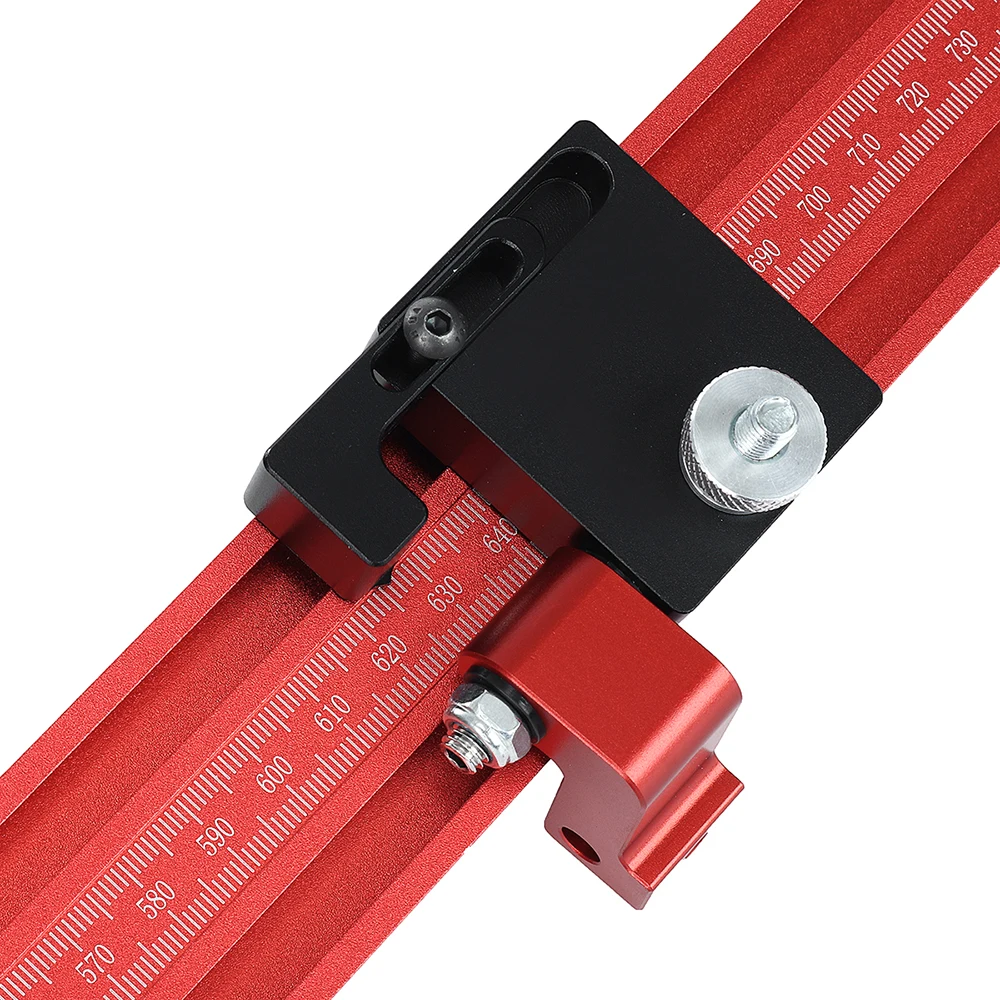 Woodworking Extension Guide Rail T-track T-Slot Aluminium Alloy Miter Track Jig Fixture Slot for Saw Table Workbench DIY Tool
